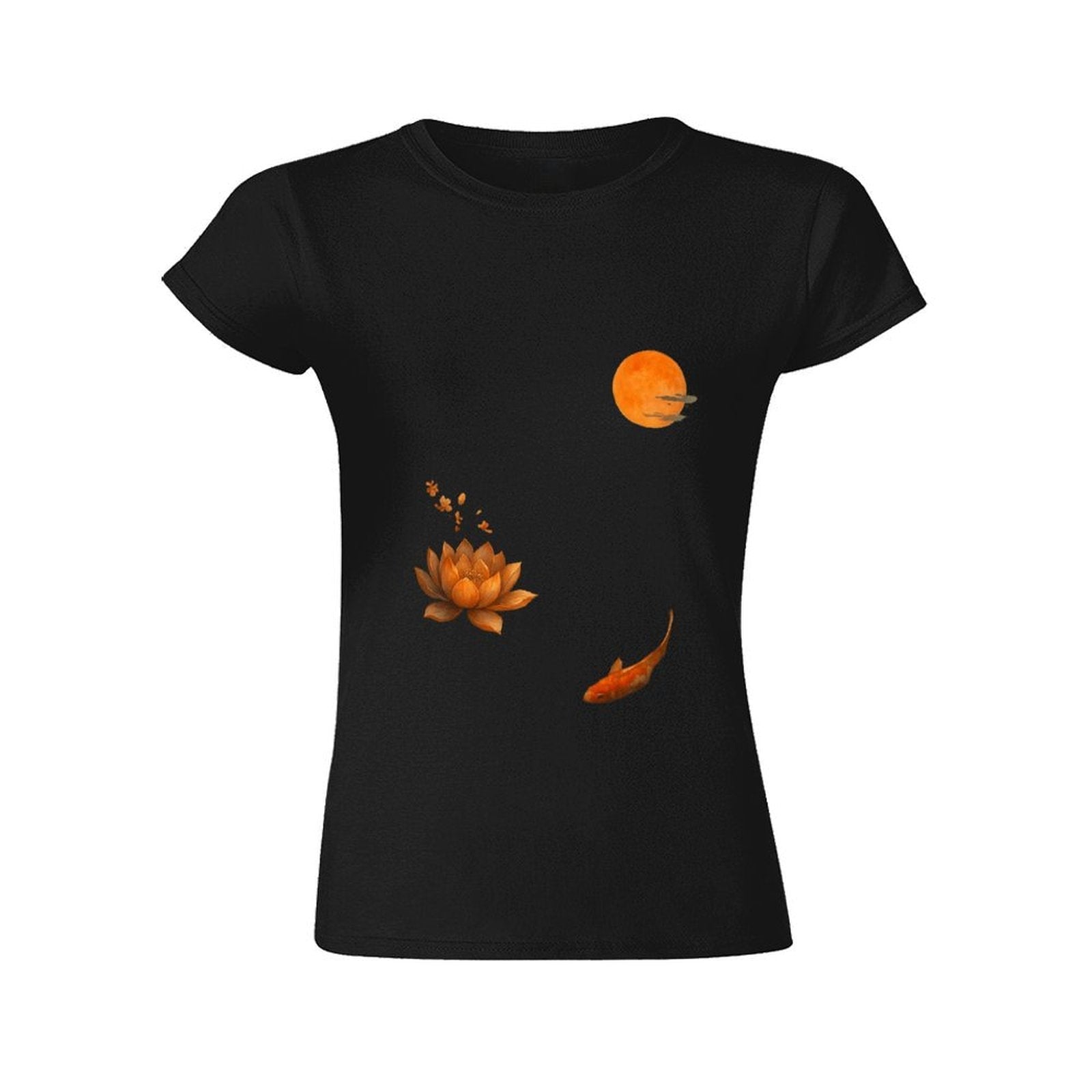 Gildan T-shirt Women Tranquil Autumn Evening Serenity - U1 Spring and Summer Round Neck Short - sleeved Tops Women's Casual Sports T-shirt - TrendyLookz
