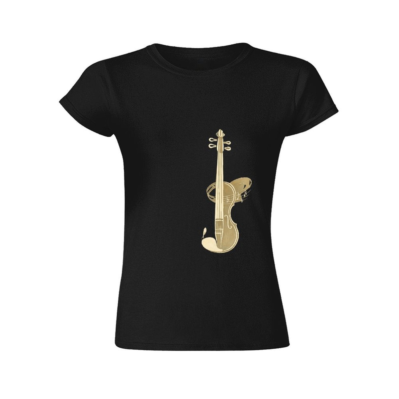 Gildan T-shirt Women Violin Is My Language - U1 Spring and Summer Round Neck Short - sleeved Tops Women's Casual Sports T-shirt - TrendyLookz
