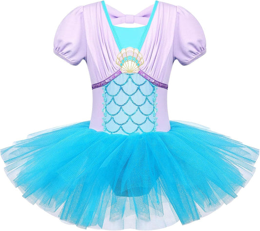 Leotards for Girls Ballet Dance Tutu Skirted Princess Dress 3 - 8 Years - TrendyLookz