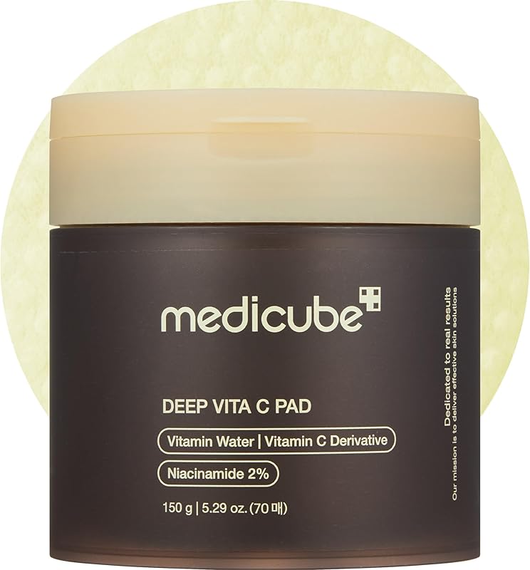 Medicube Red Succinic Acid Panthenol Facial Peeling Pads - Exfoliating Toner Pads for Breakout - Prone Skin with Niacinamide, AHA, BHA, and Soothing Panthenol - Non - Comedogenic - TrendyLookz