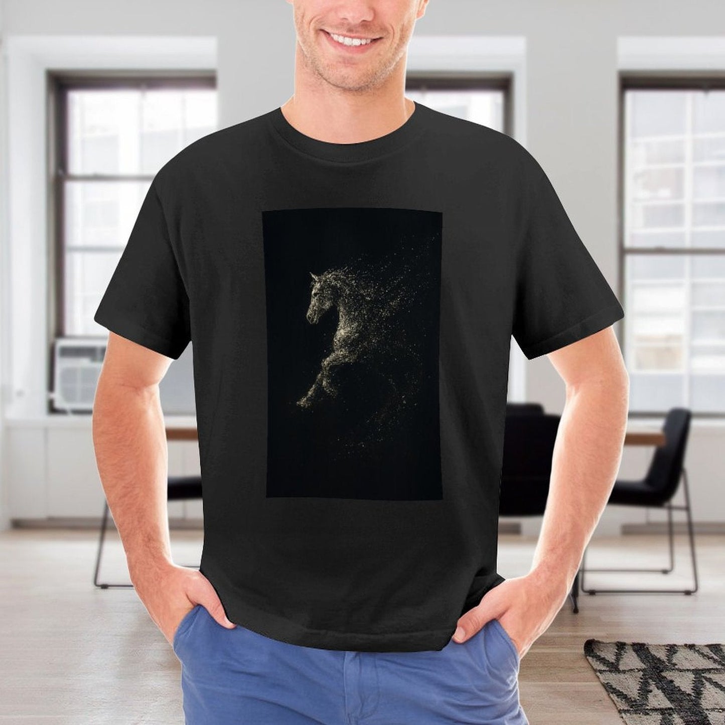 Men's Cotton Short - sleeved T-shirt, Breathable Loose - fitting Casual Summer Top, Suitable for Outdoor Activities and Daily Comfortable Wear, - TrendyLookz