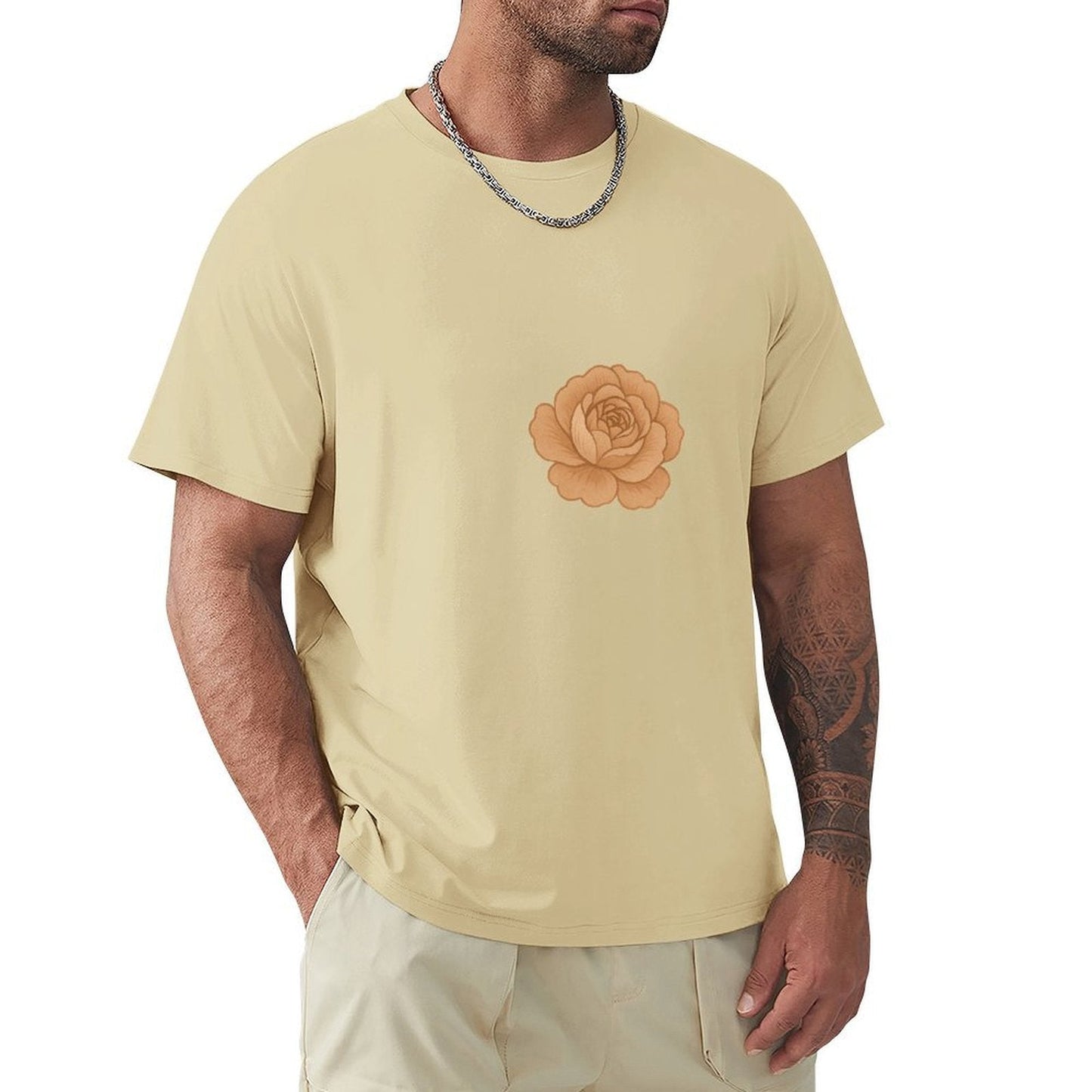,Men's Cotton Short - sleeved T-shirt, Breathable Loose - fitting Casual Summer Top, Suitable for Outdoor Activities and Daily Comfortable Wear,Men's T-shirt100%cottonz9ogxew2k71q - TrendyLookz