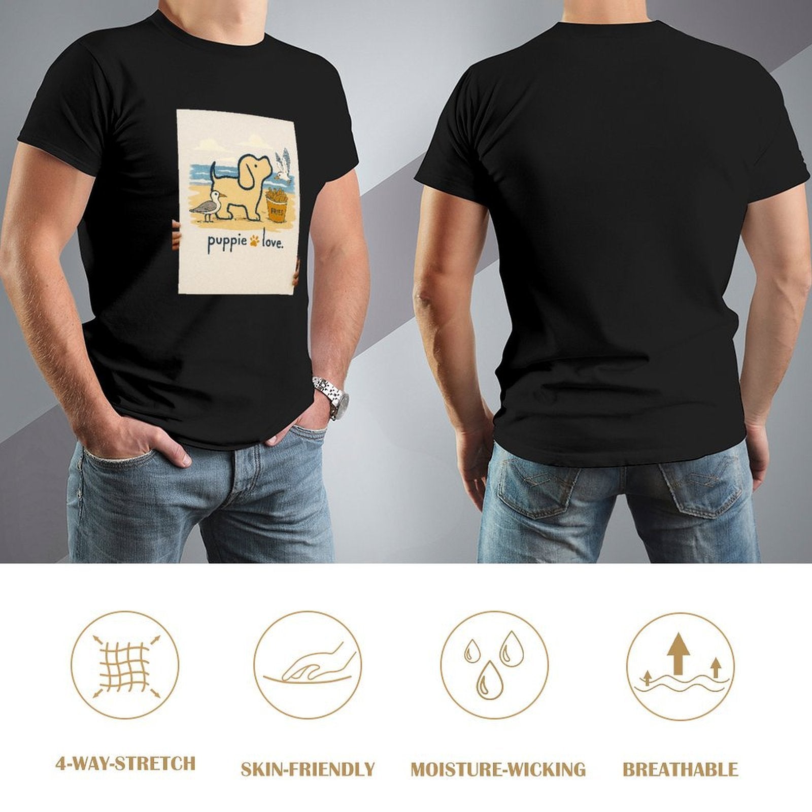 ,Men's Cotton Short - sleeved T-shirt, Breathable Loose - fitting Casual Summer Top, Suitable for Outdoor Activities and Daily Comfortable Wear,Men's T-shirt100%cottonz9ogjvyntth6 - TrendyLookz