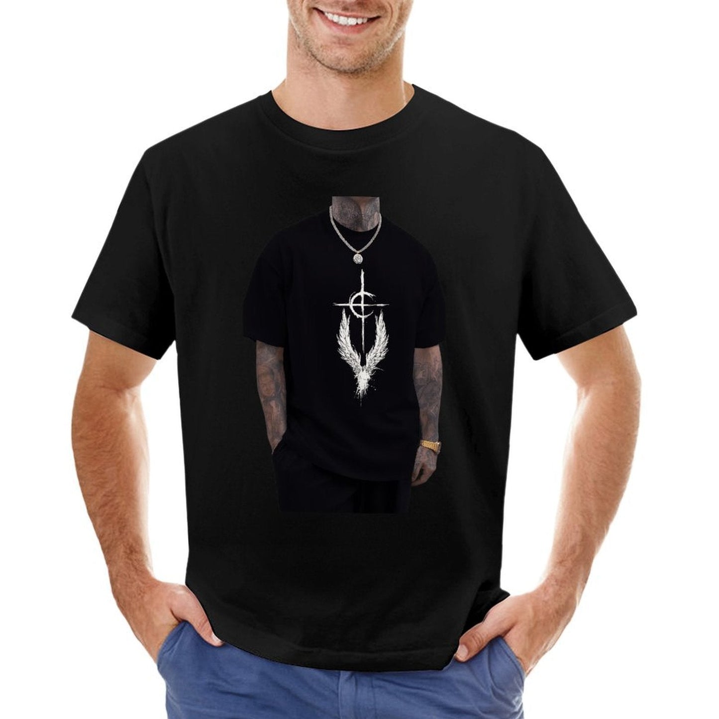 ,Men's Cotton Short - sleeved T-shirt, Breathable Loose - fitting Casual Summer Top, Suitable for Outdoor Activities and Daily Comfortable Wear,Men's T-shirt100%cottonz9ogxerqre4u - TrendyLookz