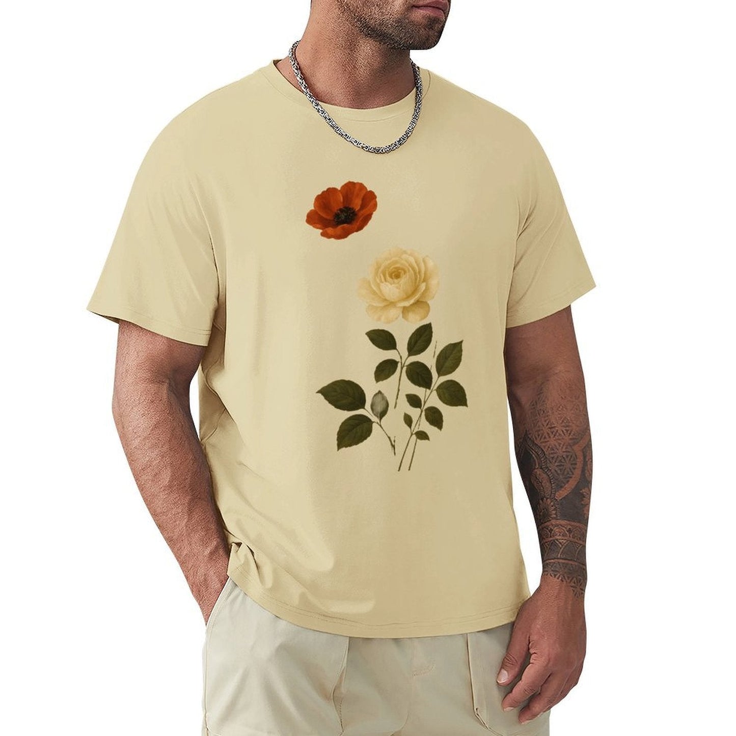 ,Men's Cotton Short - sleeved T-shirt, Breathable Loose - fitting Casual Summer Top, Suitable for Outdoor Activities and Daily Comfortable Wear,Men's T-shirt100%cottonz9ogjy7g9sjc - TrendyLookz