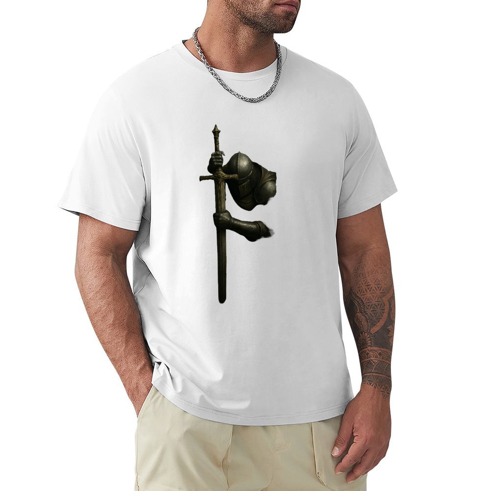 ,Men's Cotton Short - sleeved T-shirt, Breathable Loose - fitting Casual Summer Top, Suitable for Outdoor Activities and Daily Comfortable Wear,Men's T-shirt100%cottonz9ogpbhbkmgp - TrendyLookz