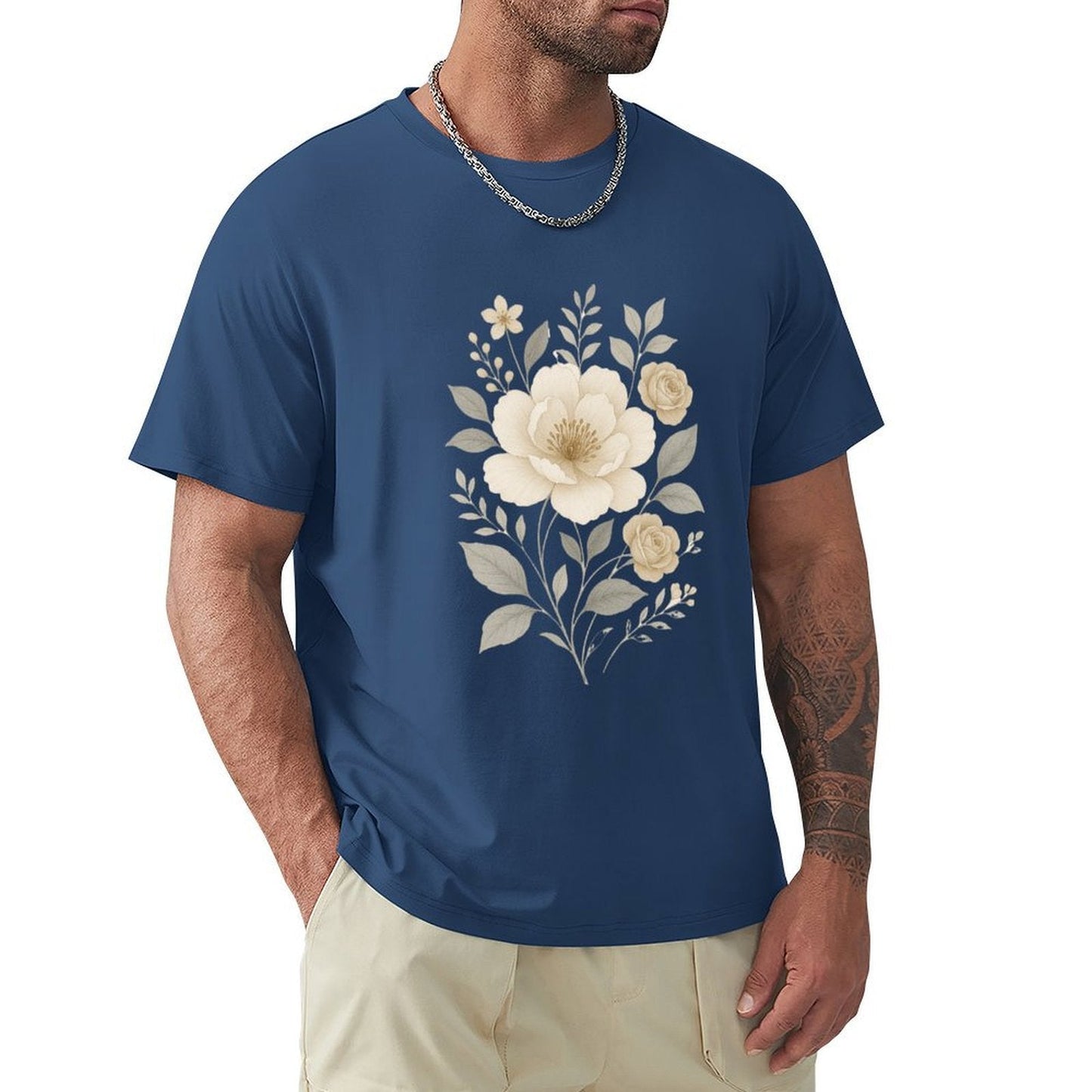 ,Men's Cotton Short - sleeved T-shirt, Breathable Loose - fitting Casual Summer Top, Suitable for Outdoor Activities and Daily Comfortable Wear,Men's T-shirt100%cottonz9ogpbkfv91x - TrendyLookz