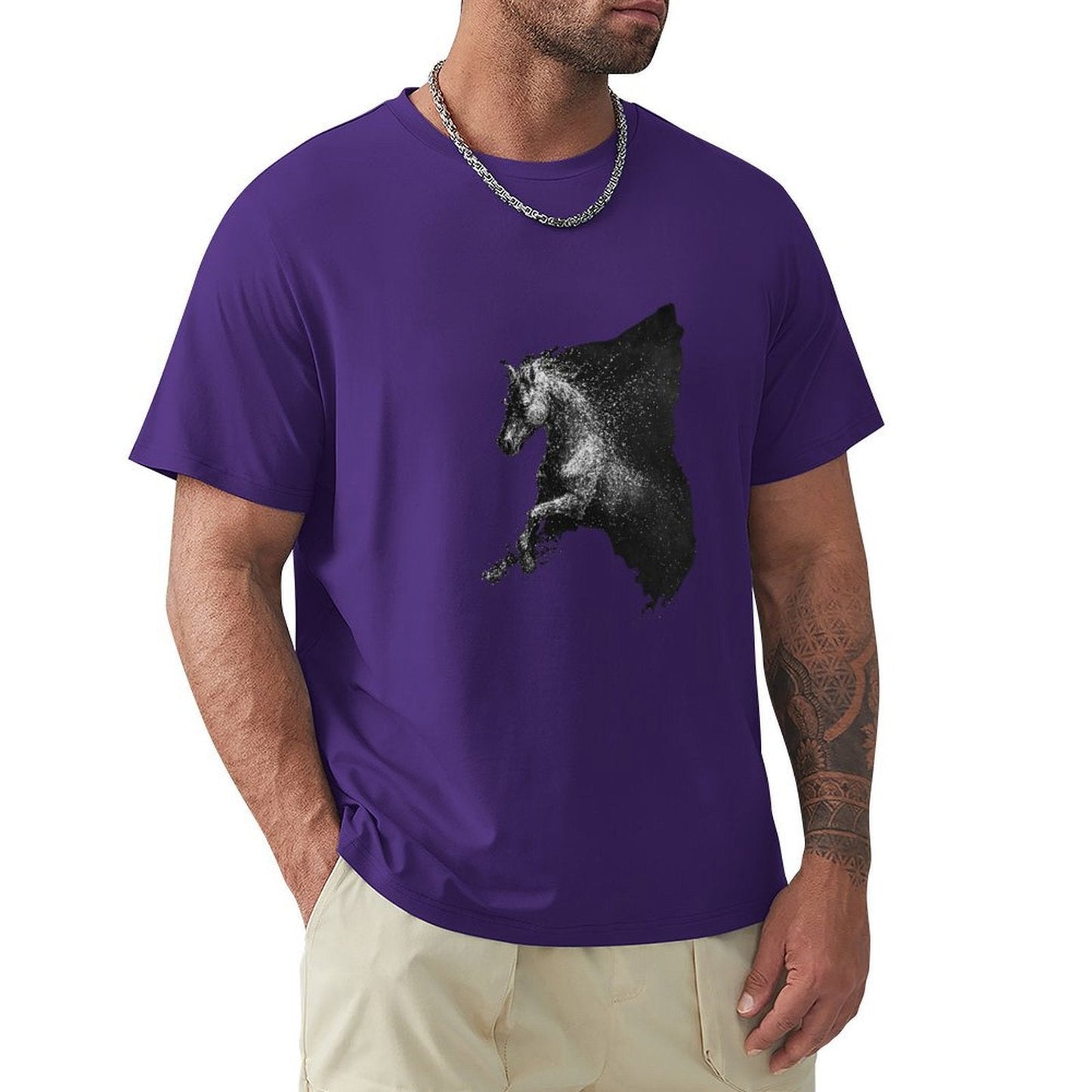 ,Men's Cotton Short - sleeved T-shirt, Breathable Loose - fitting Casual Summer Top, Suitable for Outdoor Activities and Daily Comfortable Wear,Men's T-shirt100%cottonz9ogpg0frlug - TrendyLookz