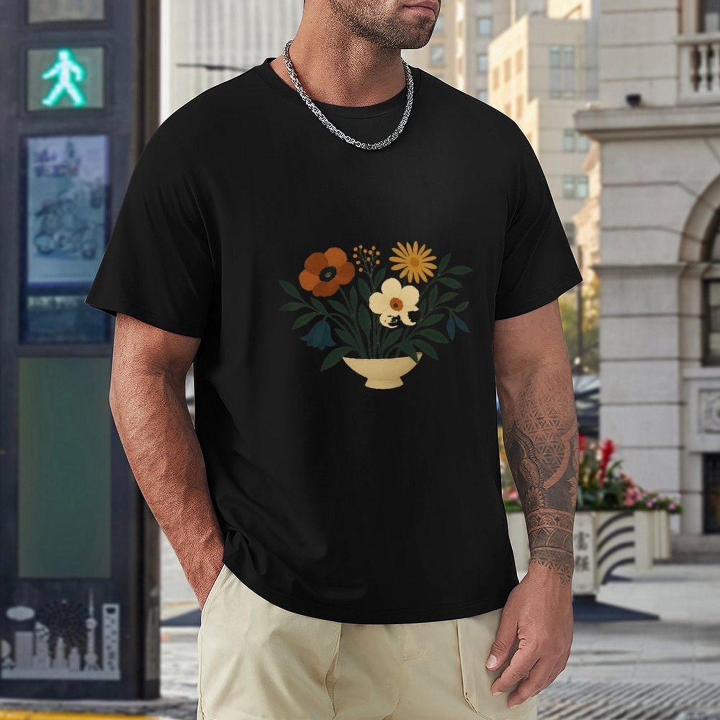 ,Men's Cotton Short - sleeved T-shirt, Breathable Loose - fitting Casual Summer Top, Suitable for Outdoor Activities and Daily Comfortable Wear,Men's T-shirt100%cottonz9og51vz87fc - TrendyLookz