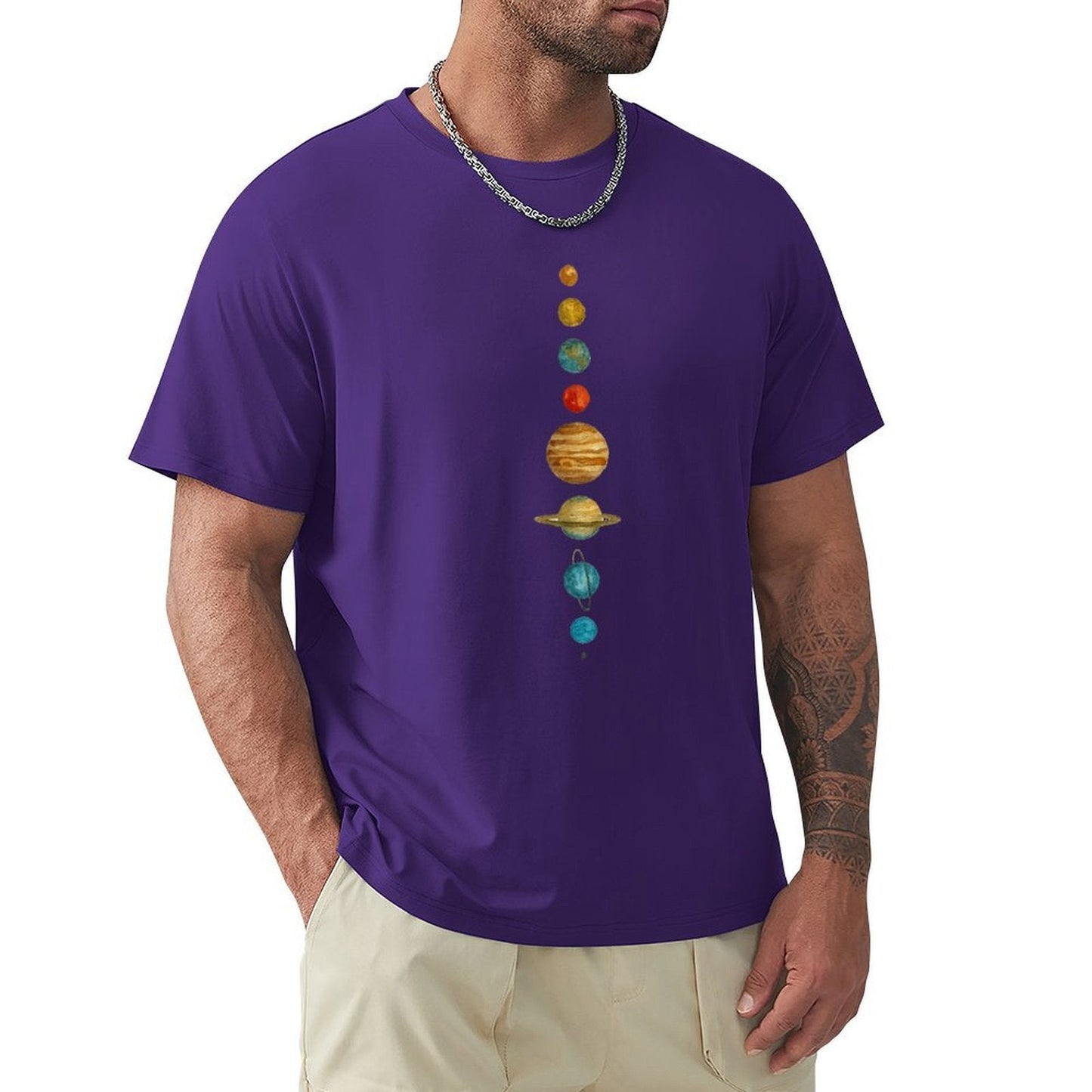 ,Men's Cotton Short - sleeved T-shirt, Breathable Loose - fitting Casual Summer Top, Suitable for Outdoor Activities and Daily Comfortable Wear,Men's T-shirt100%cottonz9ogxep4c0ok - TrendyLookz