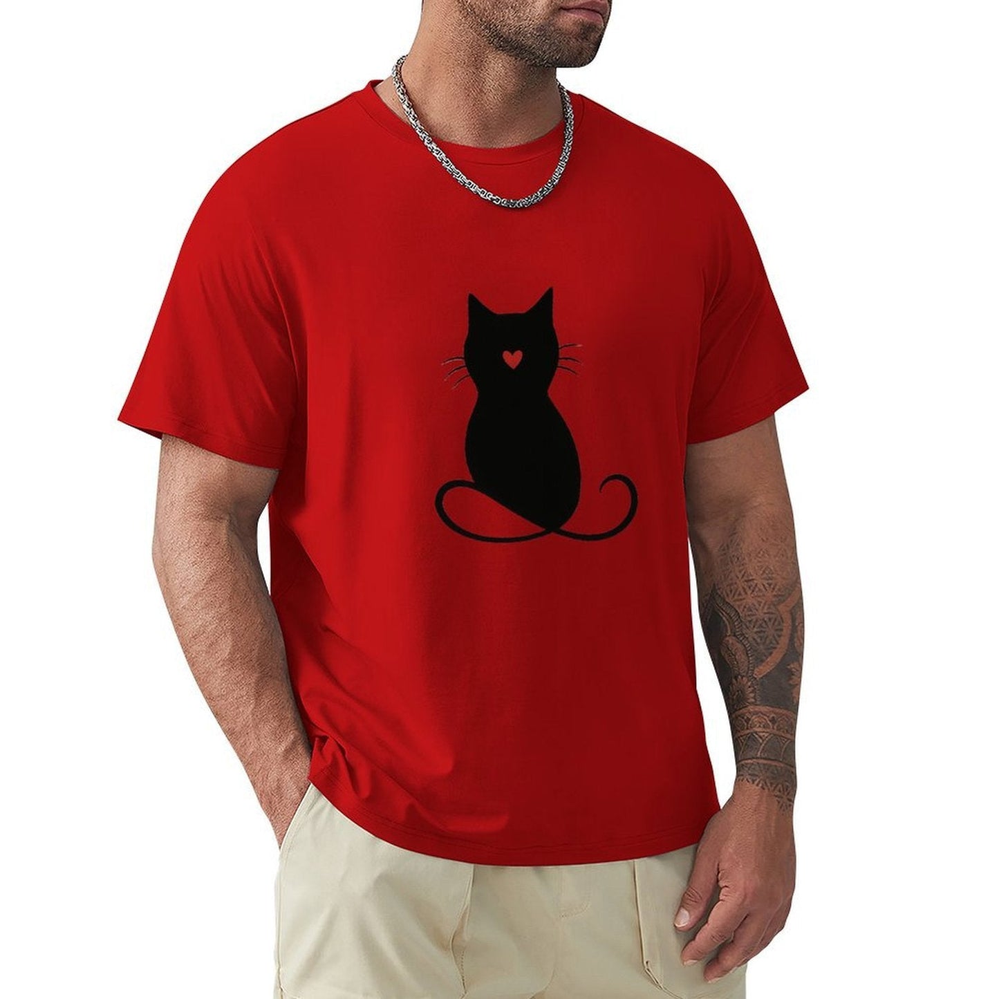 ,Men's Cotton Short - sleeved T-shirt, Breathable Loose - fitting Casual Summer Top, Suitable for Outdoor Activities and Daily Comfortable Wear,Men's T-shirt100%cottonz9ogphrybo1x - TrendyLookz