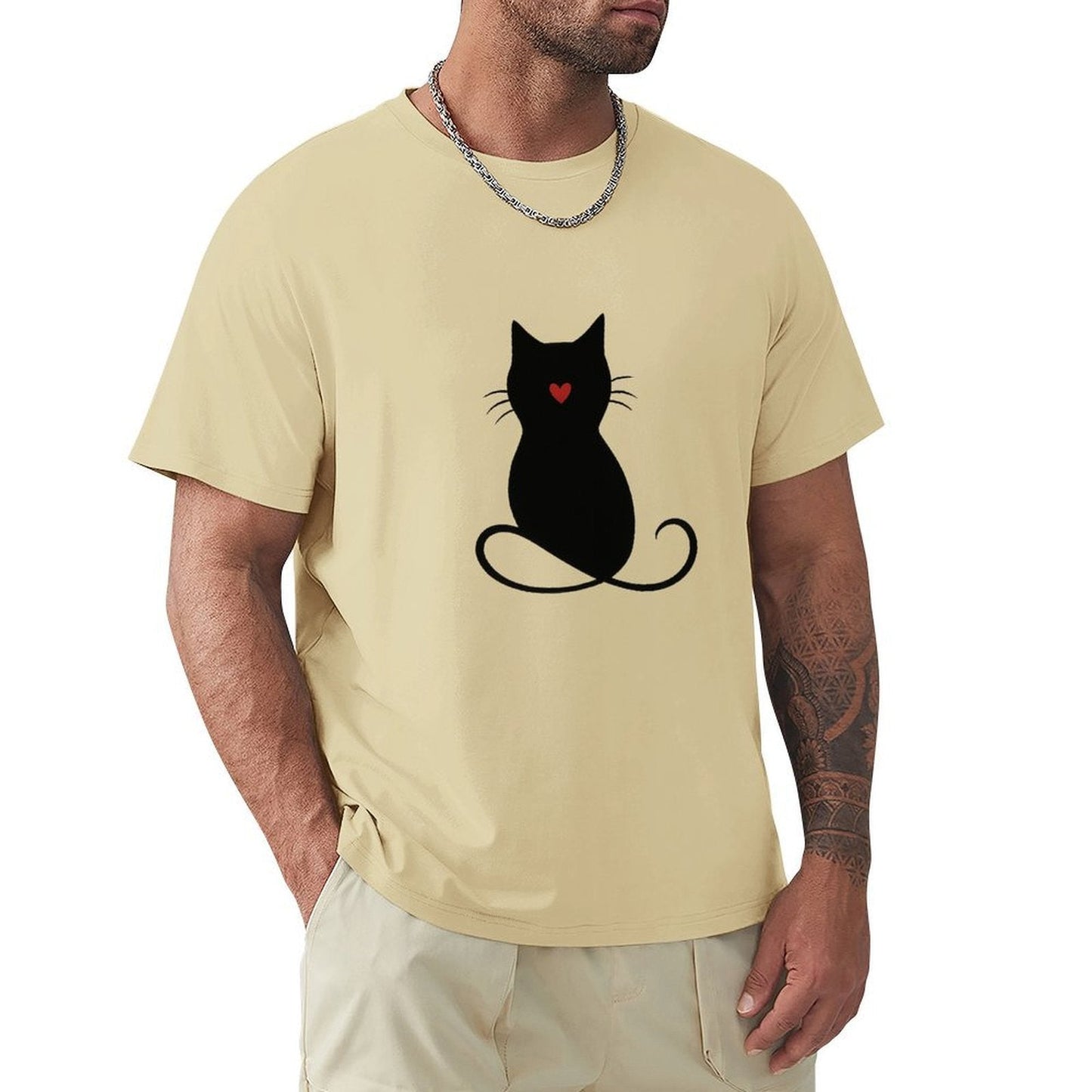 ,Men's Cotton Short - sleeved T-shirt, Breathable Loose - fitting Casual Summer Top, Suitable for Outdoor Activities and Daily Comfortable Wear,Men's T-shirt100%cottonz9ogphrybo1x - TrendyLookz