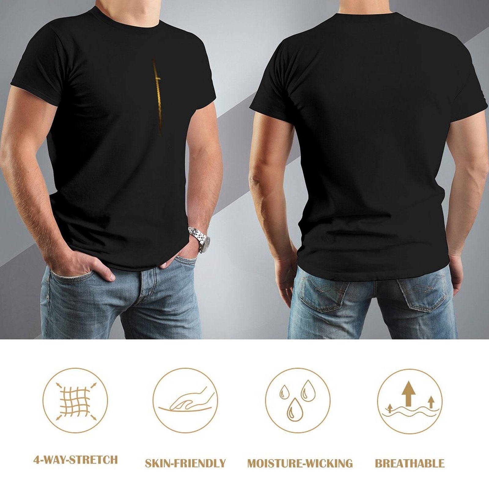 ,Men's Cotton Short - sleeved T-shirt, Breathable Loose - fitting Casual Summer Top, Suitable for Outdoor Activities and Daily Comfortable Wear,Men's T-shirt100%cottonz9ogpgfy2jjd - TrendyLookz