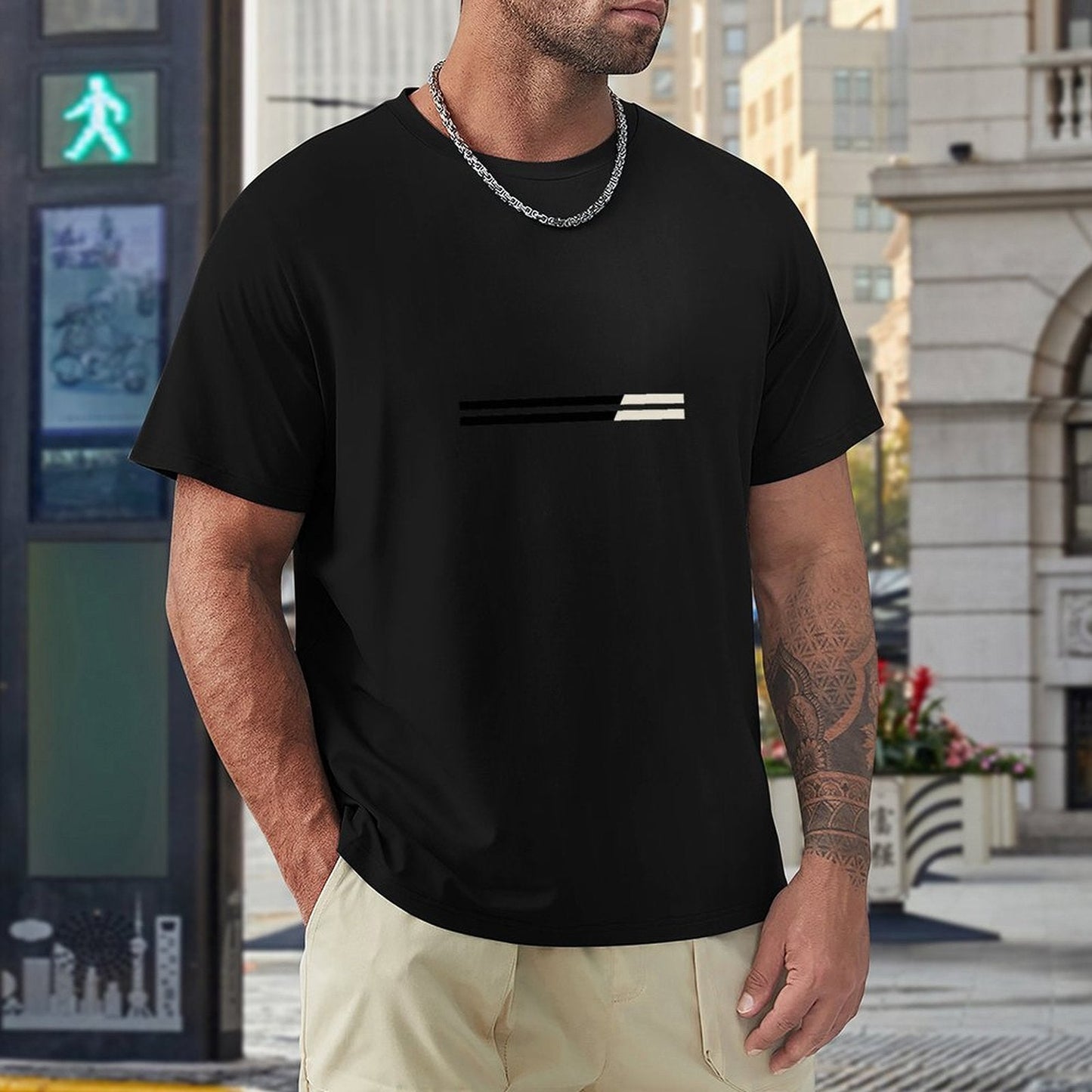,Men's Cotton Short - sleeved T-shirt, Breathable Loose - fitting Casual Summer Top, Suitable for Outdoor Activities and Daily Comfortable Wear,Men's T-shirt100%cottonz9ogjysptcqg - TrendyLookz