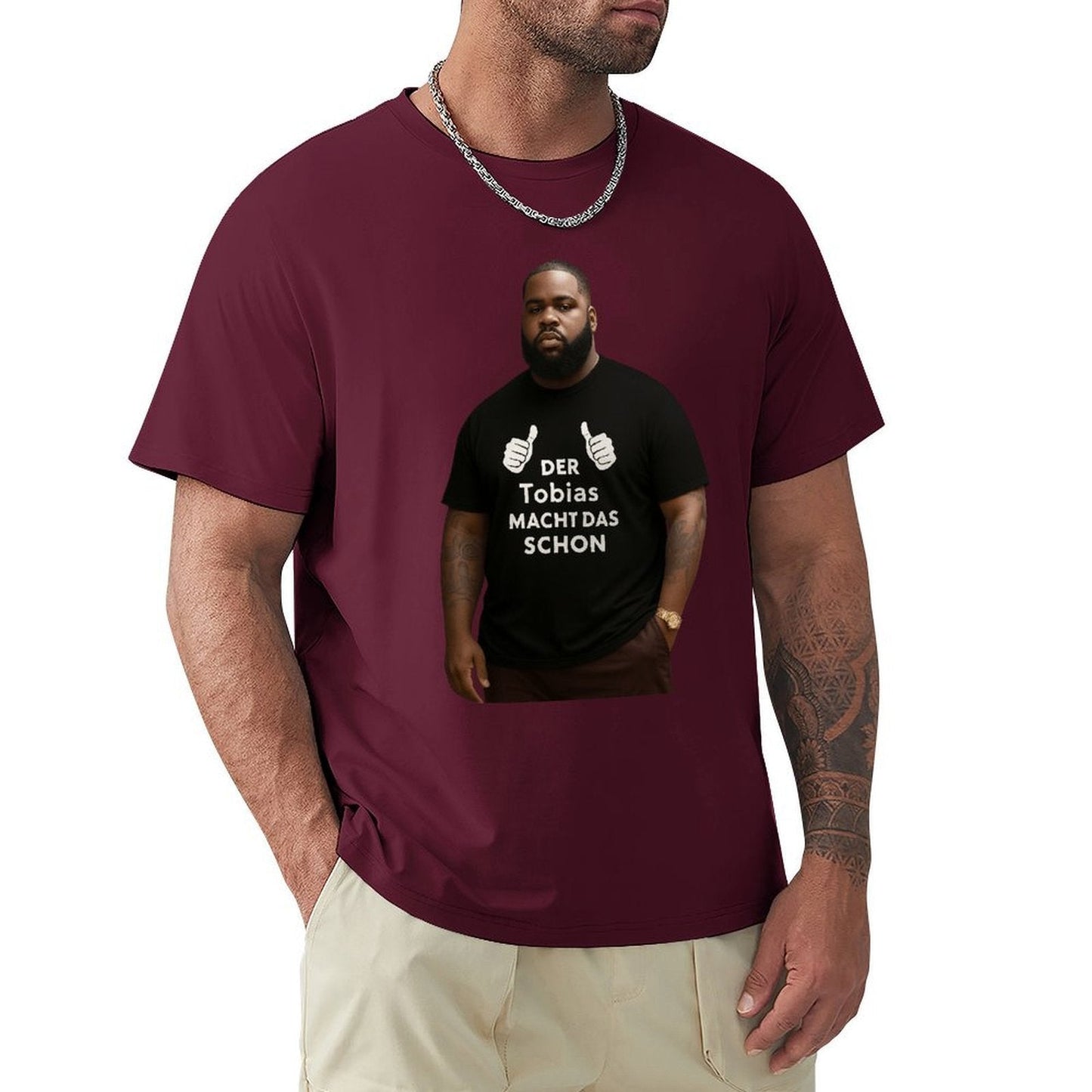 ,Men's Cotton Short - sleeved T-shirt, Breathable Loose - fitting Casual Summer Top, Suitable for Outdoor Activities and Daily Comfortable Wear,Men's T-shirt100%cottonz9ogx8615edx - TrendyLookz