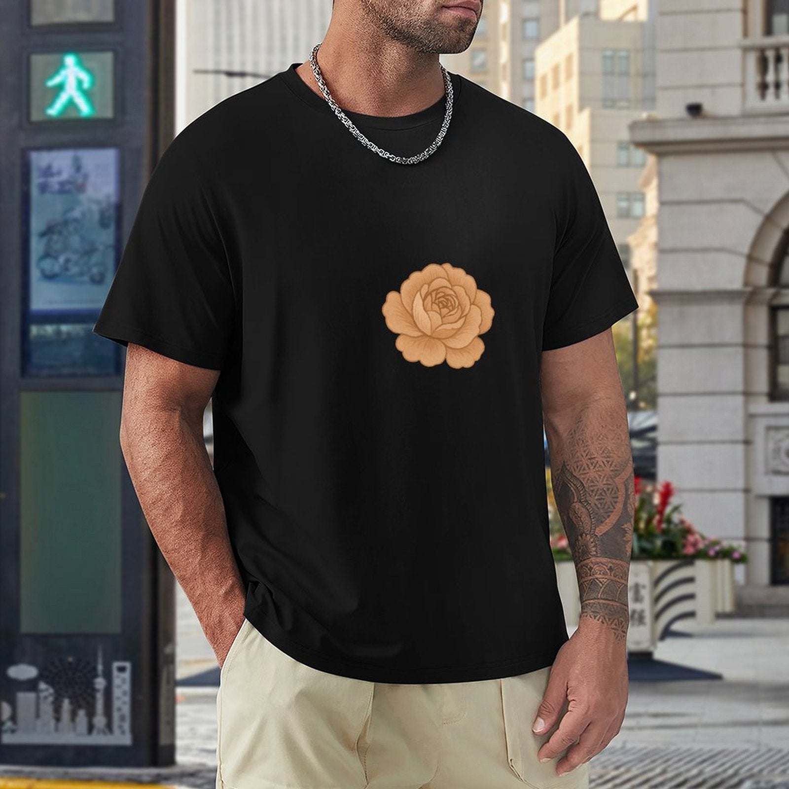 ,Men's Cotton Short - sleeved T-shirt, Breathable Loose - fitting Casual Summer Top, Suitable for Outdoor Activities and Daily Comfortable Wear,Men's T-shirt100%cottonz9ogxew2k71q - TrendyLookz
