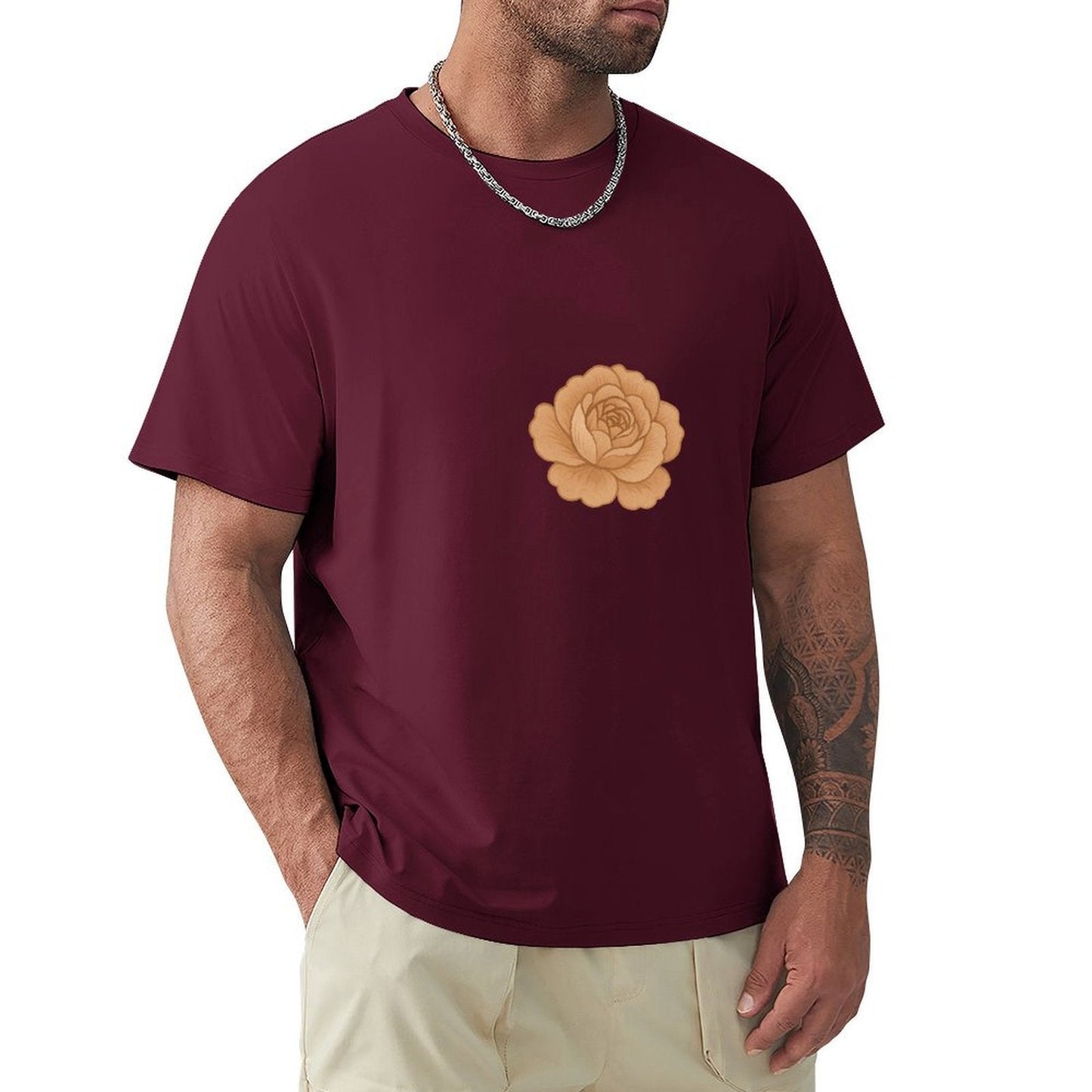 ,Men's Cotton Short - sleeved T-shirt, Breathable Loose - fitting Casual Summer Top, Suitable for Outdoor Activities and Daily Comfortable Wear,Men's T-shirt100%cottonz9ogxew2k71q - TrendyLookz