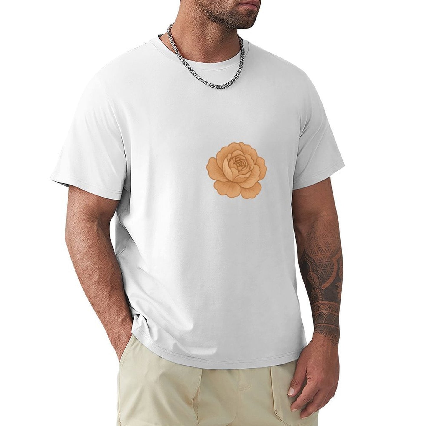 ,Men's Cotton Short - sleeved T-shirt, Breathable Loose - fitting Casual Summer Top, Suitable for Outdoor Activities and Daily Comfortable Wear,Men's T-shirt100%cottonz9ogxew2k71q - TrendyLookz