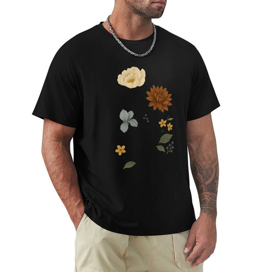 ,Men's Cotton Short - sleeved T-shirt, Breathable Loose - fitting Casual Summer Top, Suitable for Outdoor Activities and Daily Comfortable Wear,Men's T-shirt100%cottonz9ogxedk7w3c - TrendyLookz