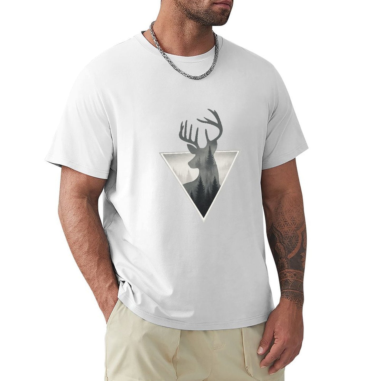 ,Men's Cotton Short - sleeved T-shirt, Breathable Loose - fitting Casual Summer Top, Suitable for Outdoor Activities and Daily Comfortable Wear,Men's T-shirt100%cottonz9ogjfwbbl20 - TrendyLookz
