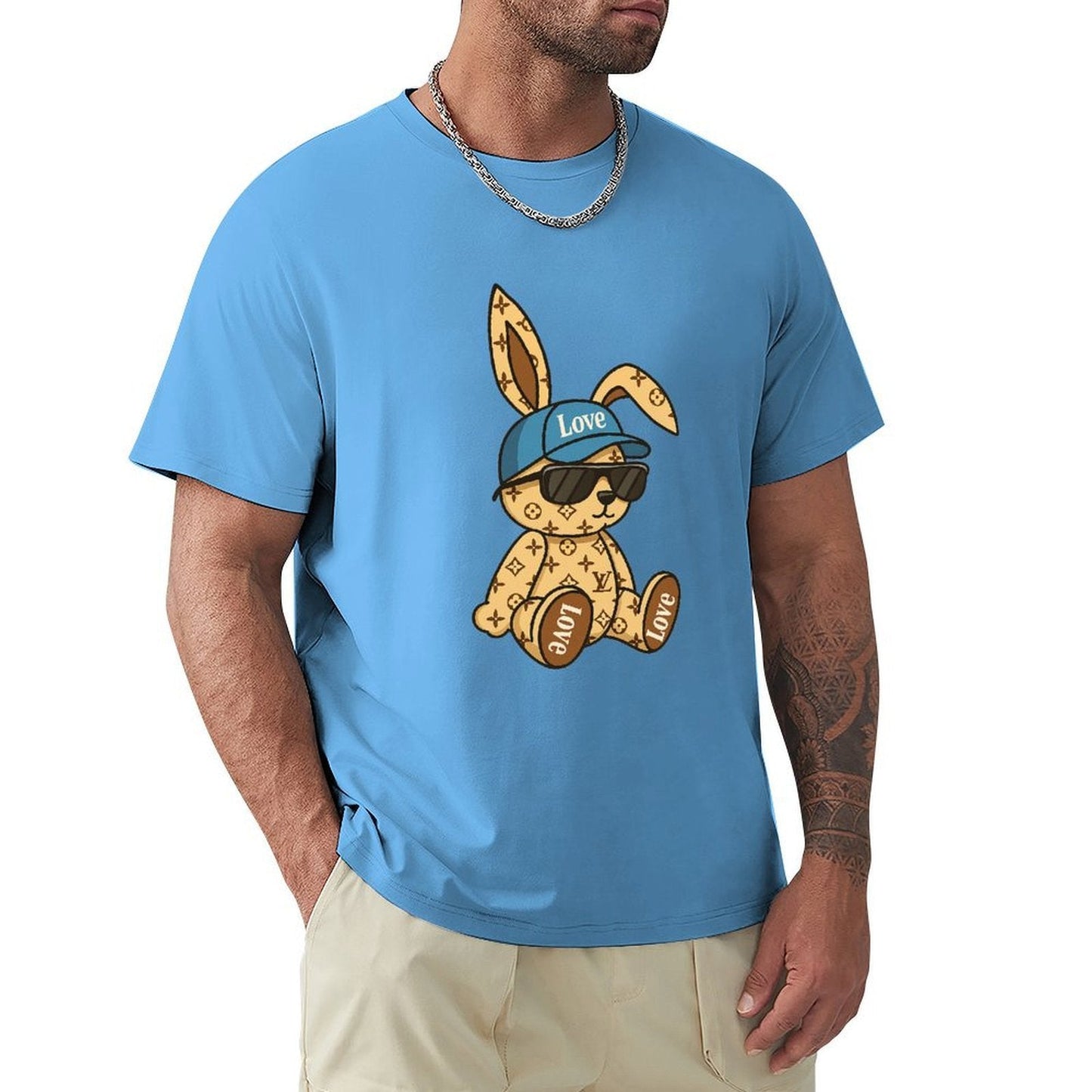 ,Men's Cotton Short - sleeved T-shirt, Breathable Loose - fitting Casual Summer Top, Suitable for Outdoor Activities and Daily Comfortable Wear,Men's T-shirt100%cottonz9ogph4c64eg - TrendyLookz