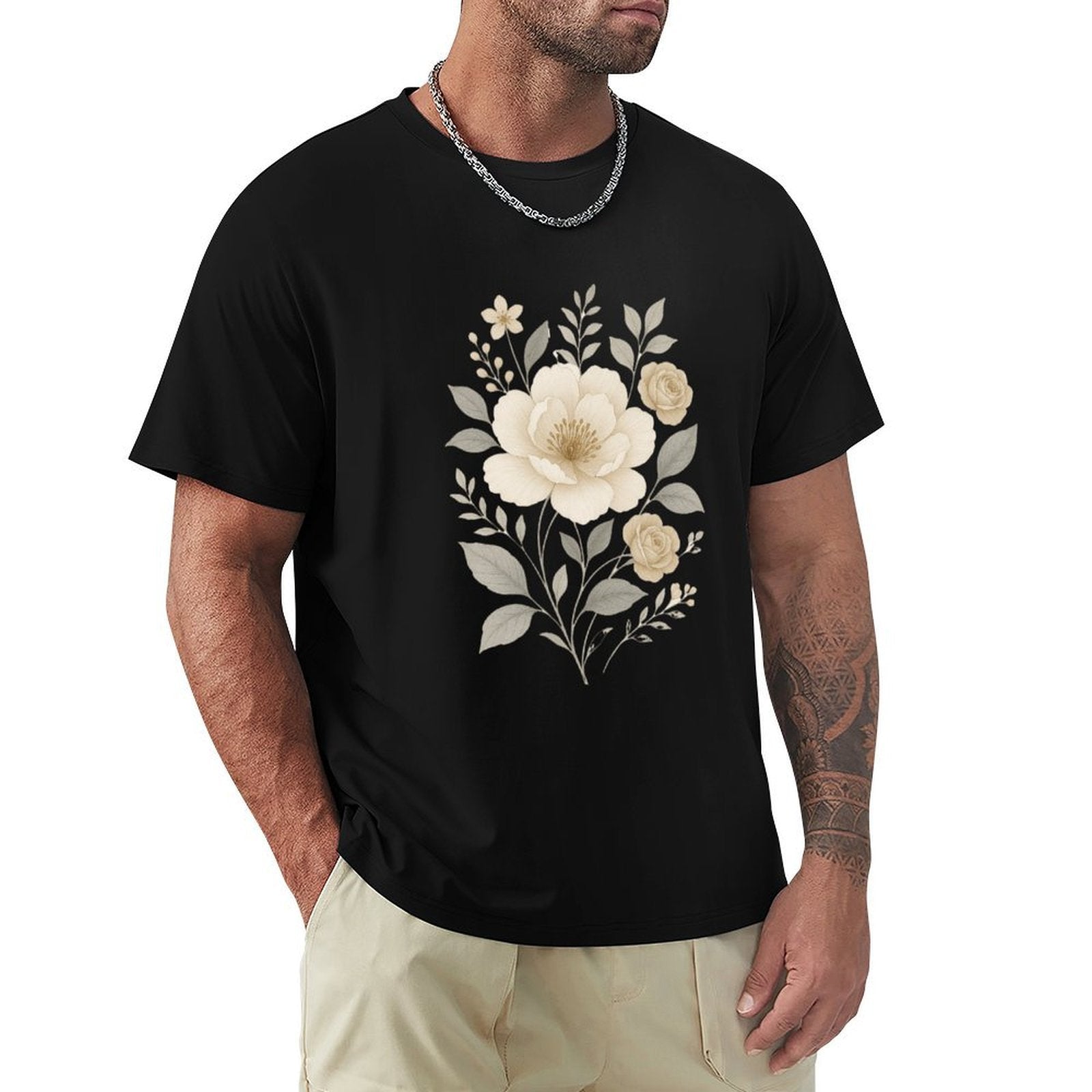 ,Men's Cotton Short - sleeved T-shirt, Breathable Loose - fitting Casual Summer Top, Suitable for Outdoor Activities and Daily Comfortable Wear,Men's T-shirt100%cottonz9ogpbkfv91x - TrendyLookz