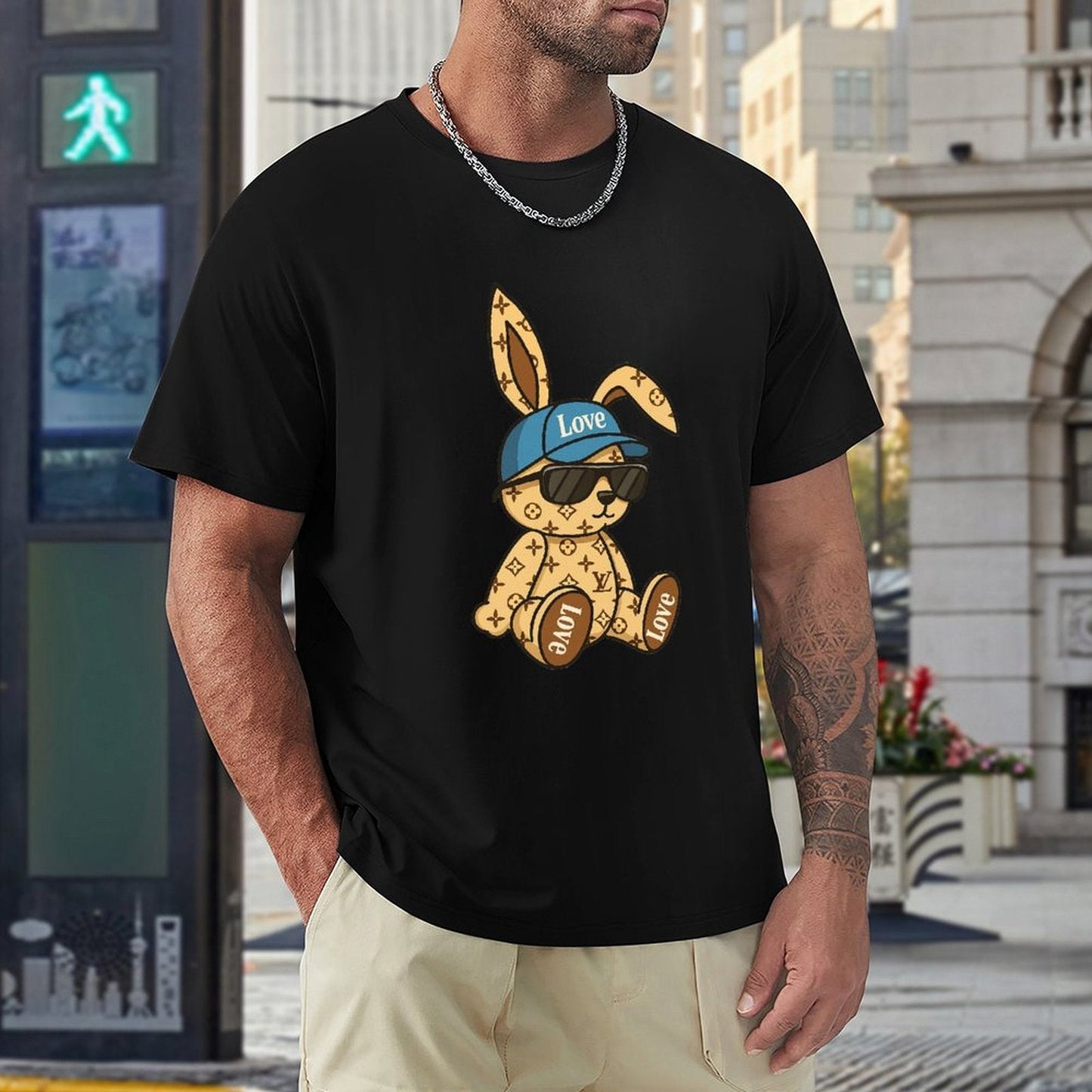 ,Men's Cotton Short - sleeved T-shirt, Breathable Loose - fitting Casual Summer Top, Suitable for Outdoor Activities and Daily Comfortable Wear,Men's T-shirt100%cottonz9ogph4c64eg - TrendyLookz