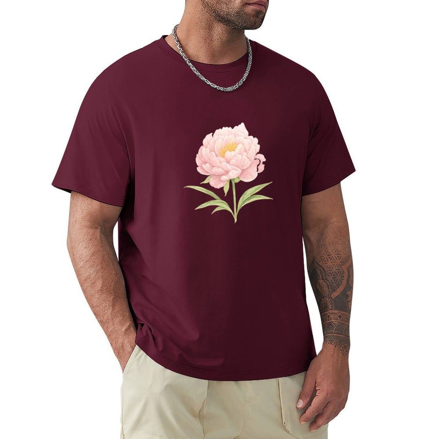 ,Men's Cotton Short - sleeved T-shirt, Breathable Loose - fitting Casual Summer Top, Suitable for Outdoor Activities and Daily Comfortable Wear,Men's T-shirt100%cottonz9ogpb7rtjf6 - TrendyLookz