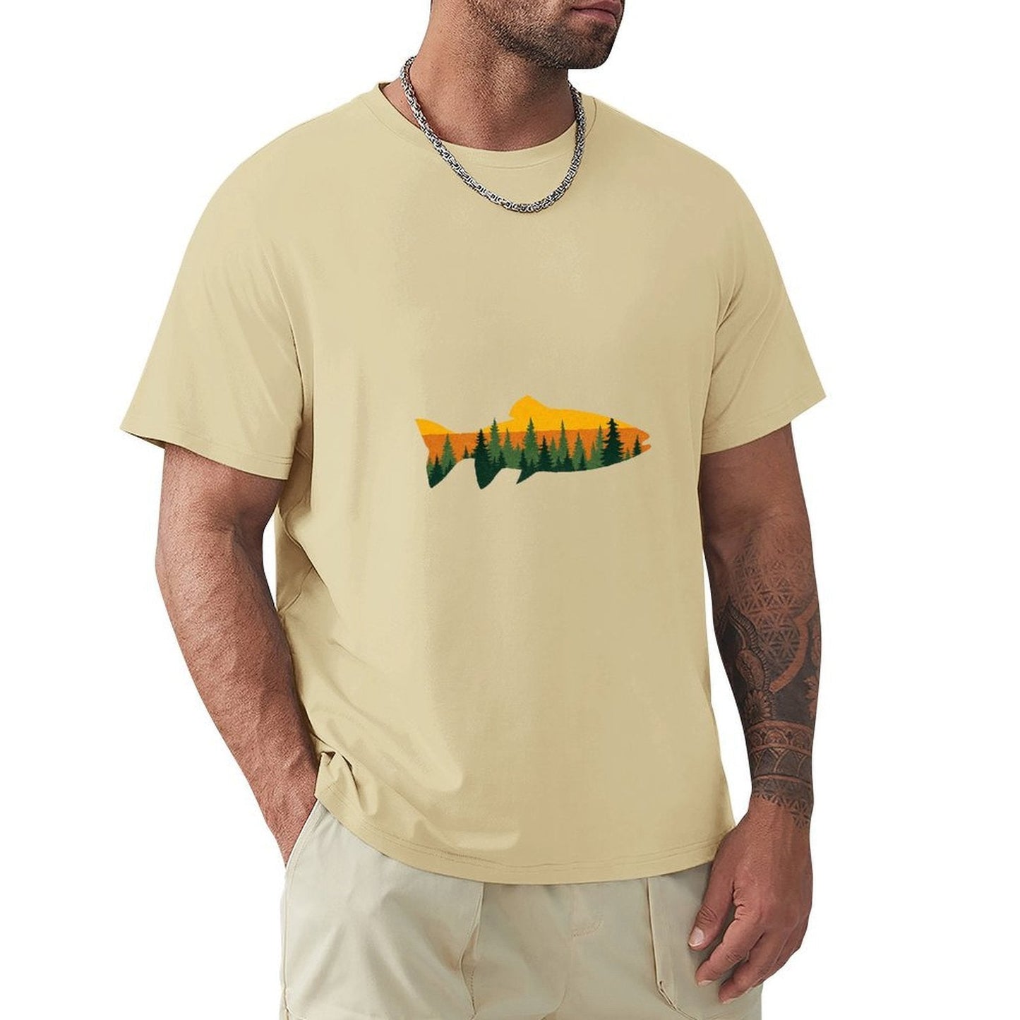 ,Men's Cotton Short - sleeved T-shirt, Breathable Loose - fitting Casual Summer Top, Suitable for Outdoor Activities and Daily Comfortable Wear,Men's T-shirt100%cottonz9og5l1nw8ld - TrendyLookz