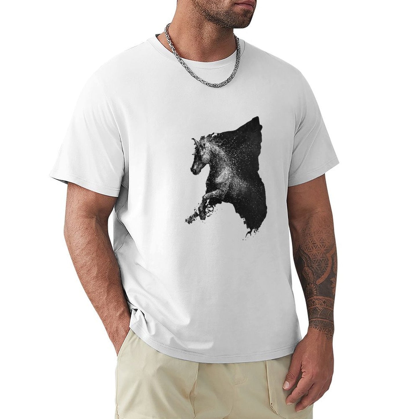 ,Men's Cotton Short - sleeved T-shirt, Breathable Loose - fitting Casual Summer Top, Suitable for Outdoor Activities and Daily Comfortable Wear,Men's T-shirt100%cottonz9ogpg0frlug - TrendyLookz