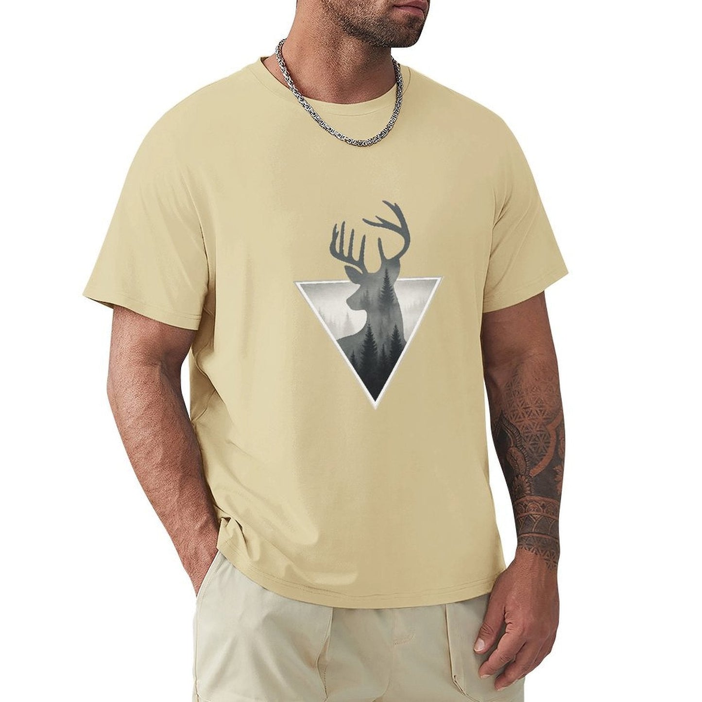 ,Men's Cotton Short - sleeved T-shirt, Breathable Loose - fitting Casual Summer Top, Suitable for Outdoor Activities and Daily Comfortable Wear,Men's T-shirt100%cottonz9ogjfwbbl20 - TrendyLookz