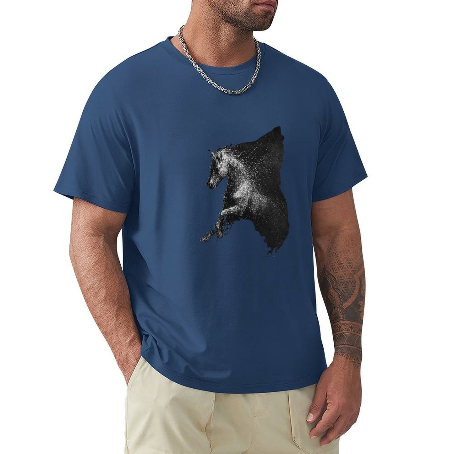 ,Men's Cotton Short - sleeved T-shirt, Breathable Loose - fitting Casual Summer Top, Suitable for Outdoor Activities and Daily Comfortable Wear,Men's T-shirt100%cottonz9ogpg0frlug - TrendyLookz