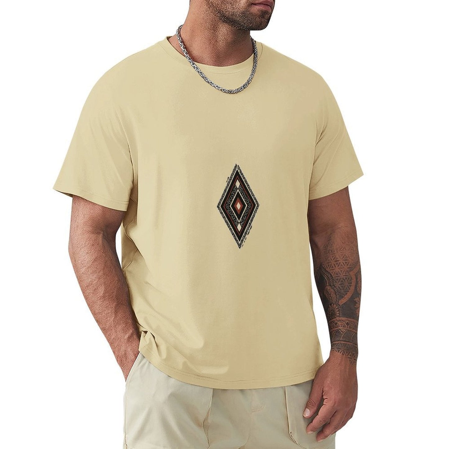 ,Men's Cotton Short - sleeved T-shirt, Breathable Loose - fitting Casual Summer Top, Suitable for Outdoor Activities and Daily Comfortable Wear,Men's T-shirt100%cottonz9og5lor0ql6 - TrendyLookz