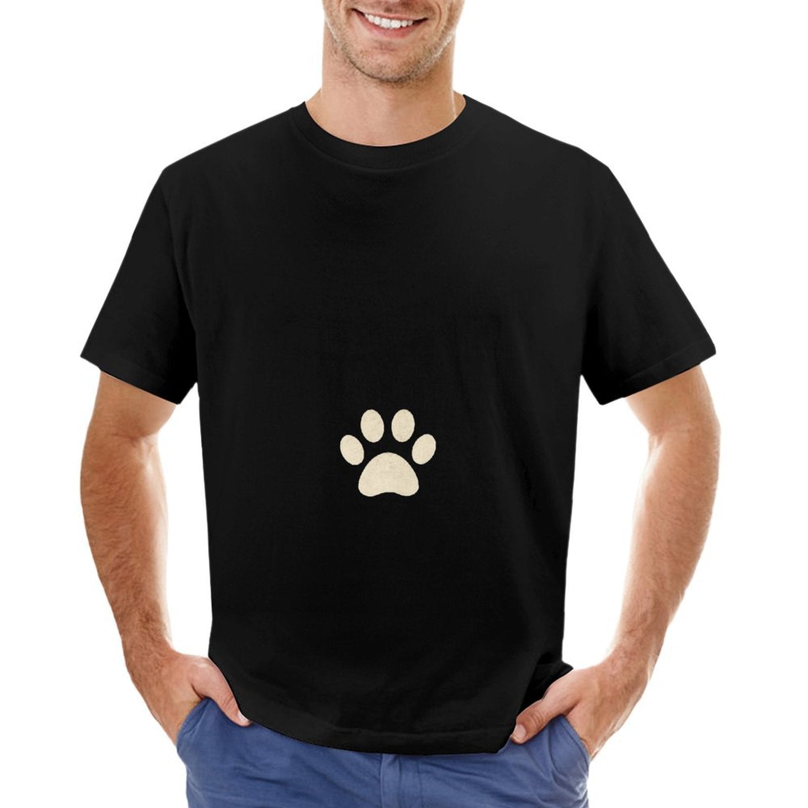 ,Men's Cotton Short - sleeved T-shirt, Breathable Loose - fitting Casual Summer Top, Suitable for Outdoor Activities and Daily Comfortable Wear,Men's T-shirt100%cottonz9ogpbrz8g4e - TrendyLookz