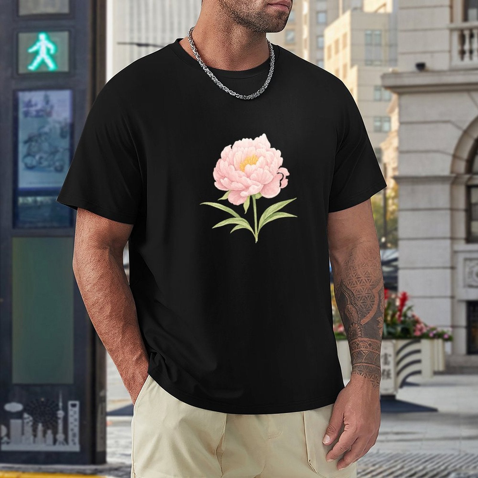 ,Men's Cotton Short - sleeved T-shirt, Breathable Loose - fitting Casual Summer Top, Suitable for Outdoor Activities and Daily Comfortable Wear,Men's T-shirt100%cottonz9ogpb7rtjf6 - TrendyLookz