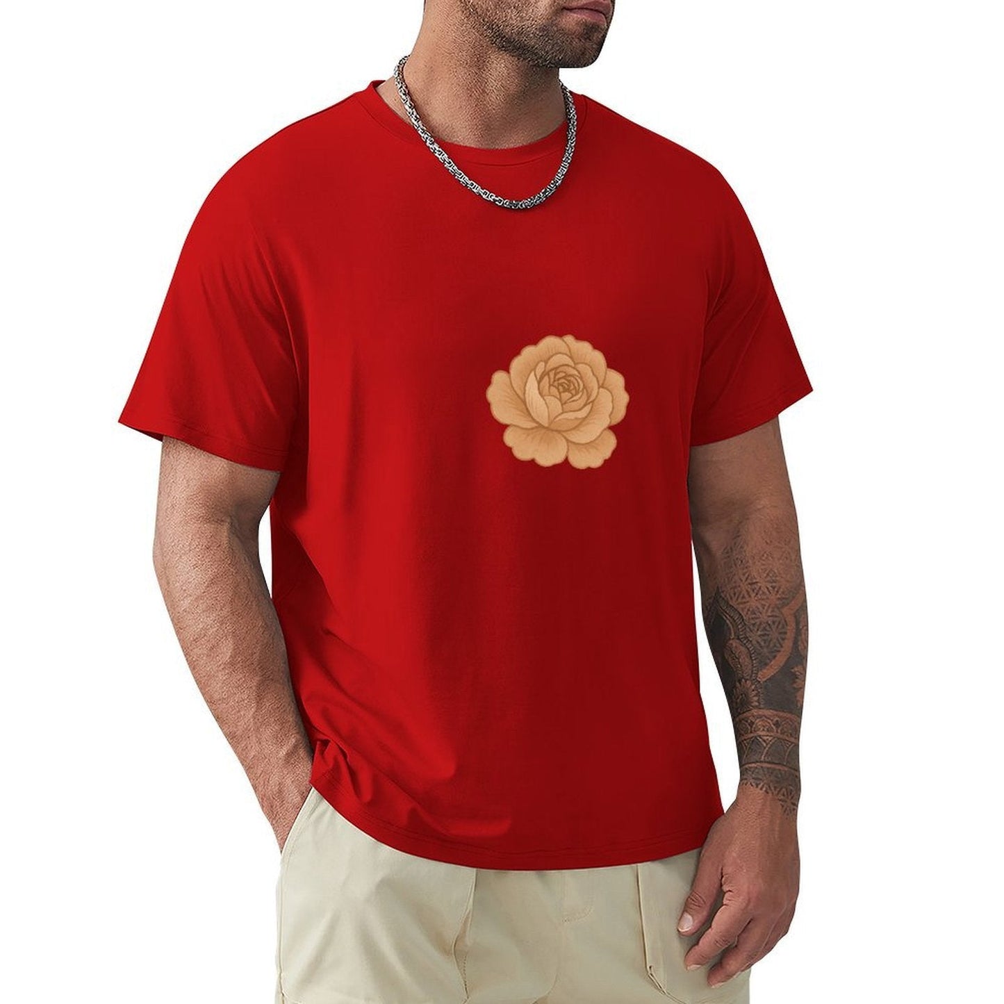 ,Men's Cotton Short - sleeved T-shirt, Breathable Loose - fitting Casual Summer Top, Suitable for Outdoor Activities and Daily Comfortable Wear,Men's T-shirt100%cottonz9ogxew2k71q - TrendyLookz
