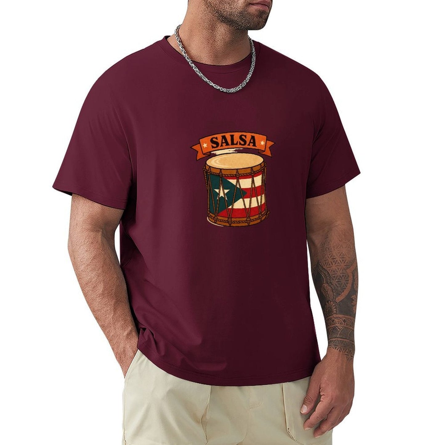 ,Men's Cotton Short - sleeved T-shirt, Breathable Loose - fitting Casual Summer Top, Suitable for Outdoor Activities and Daily Comfortable Wear,Men's T-shirt100%cottonz9ogx809gs1p - TrendyLookz