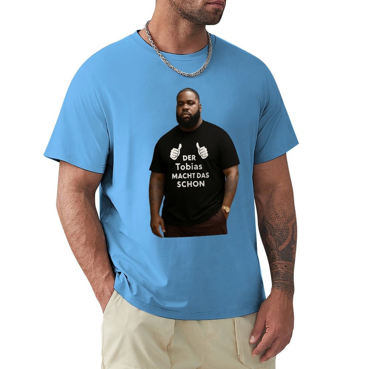 ,Men's Cotton Short - sleeved T-shirt, Breathable Loose - fitting Casual Summer Top, Suitable for Outdoor Activities and Daily Comfortable Wear,Men's T-shirt100%cottonz9ogx8615edx - TrendyLookz
