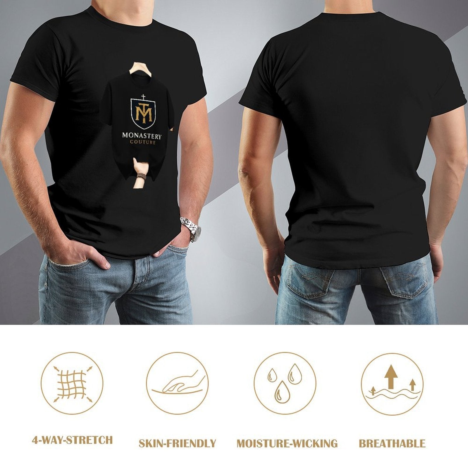 ,Men's Cotton Short - sleeved T-shirt, Breathable Loose - fitting Casual Summer Top, Suitable for Outdoor Activities and Daily Comfortable Wear,Men's T-shirt100%cottonz9og51ot0p7k - TrendyLookz
