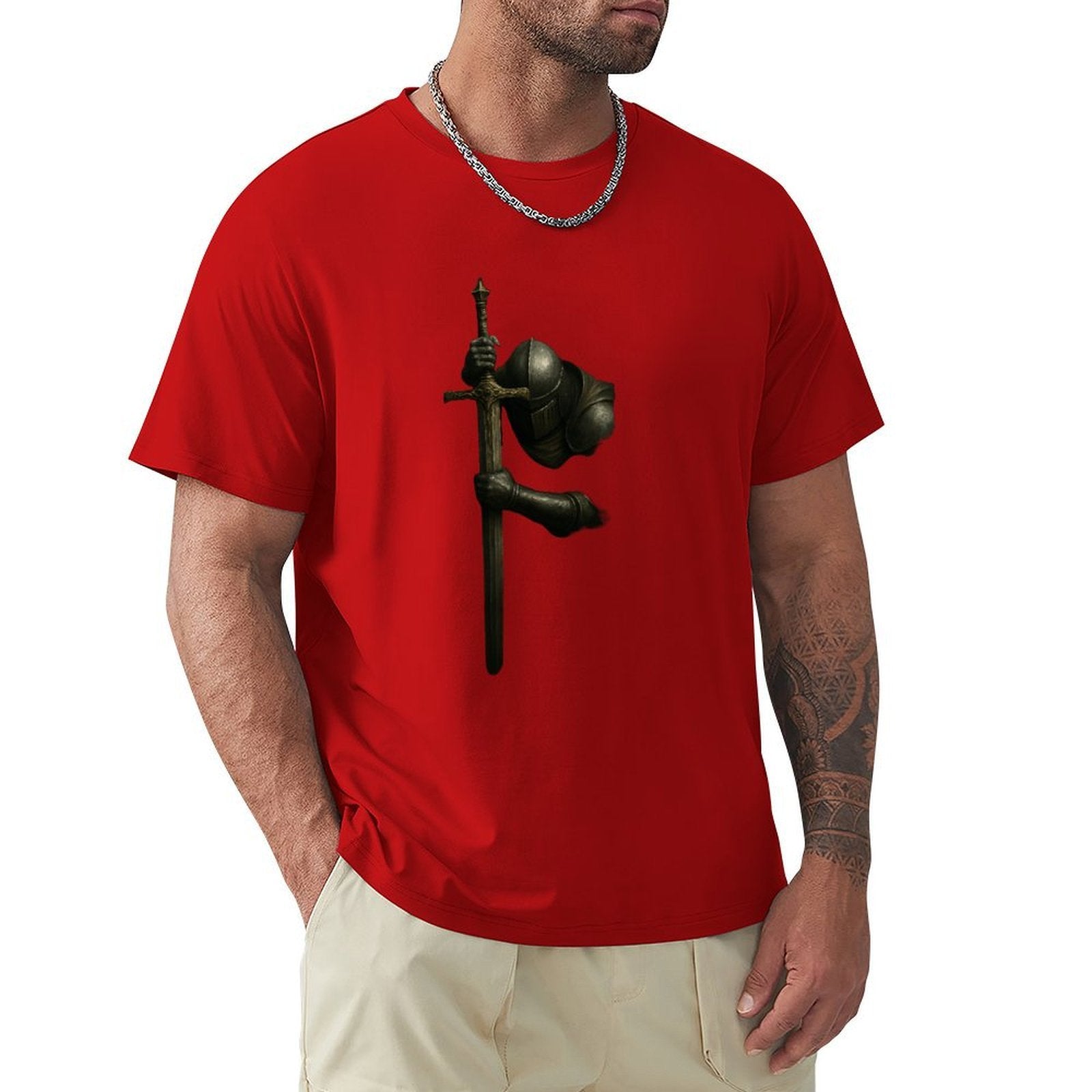 ,Men's Cotton Short - sleeved T-shirt, Breathable Loose - fitting Casual Summer Top, Suitable for Outdoor Activities and Daily Comfortable Wear,Men's T-shirt100%cottonz9ogpbhbkmgp - TrendyLookz