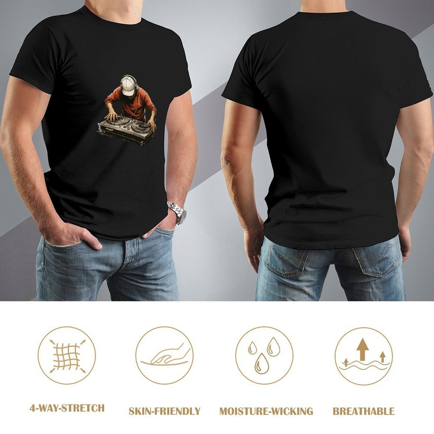 ,Men's Cotton Short - sleeved T-shirt, Breathable Loose - fitting Casual Summer Top, Suitable for Outdoor Activities and Daily Comfortable Wear,Men's T-shirt100%cottonz9ogphlkfwwd - TrendyLookz