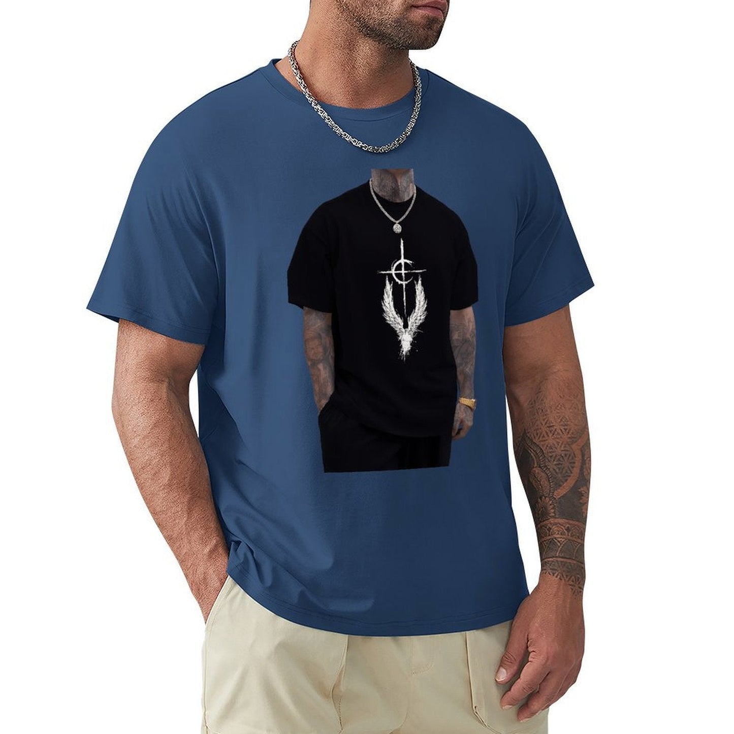 ,Men's Cotton Short - sleeved T-shirt, Breathable Loose - fitting Casual Summer Top, Suitable for Outdoor Activities and Daily Comfortable Wear,Men's T-shirt100%cottonz9ogxerqre4u - TrendyLookz