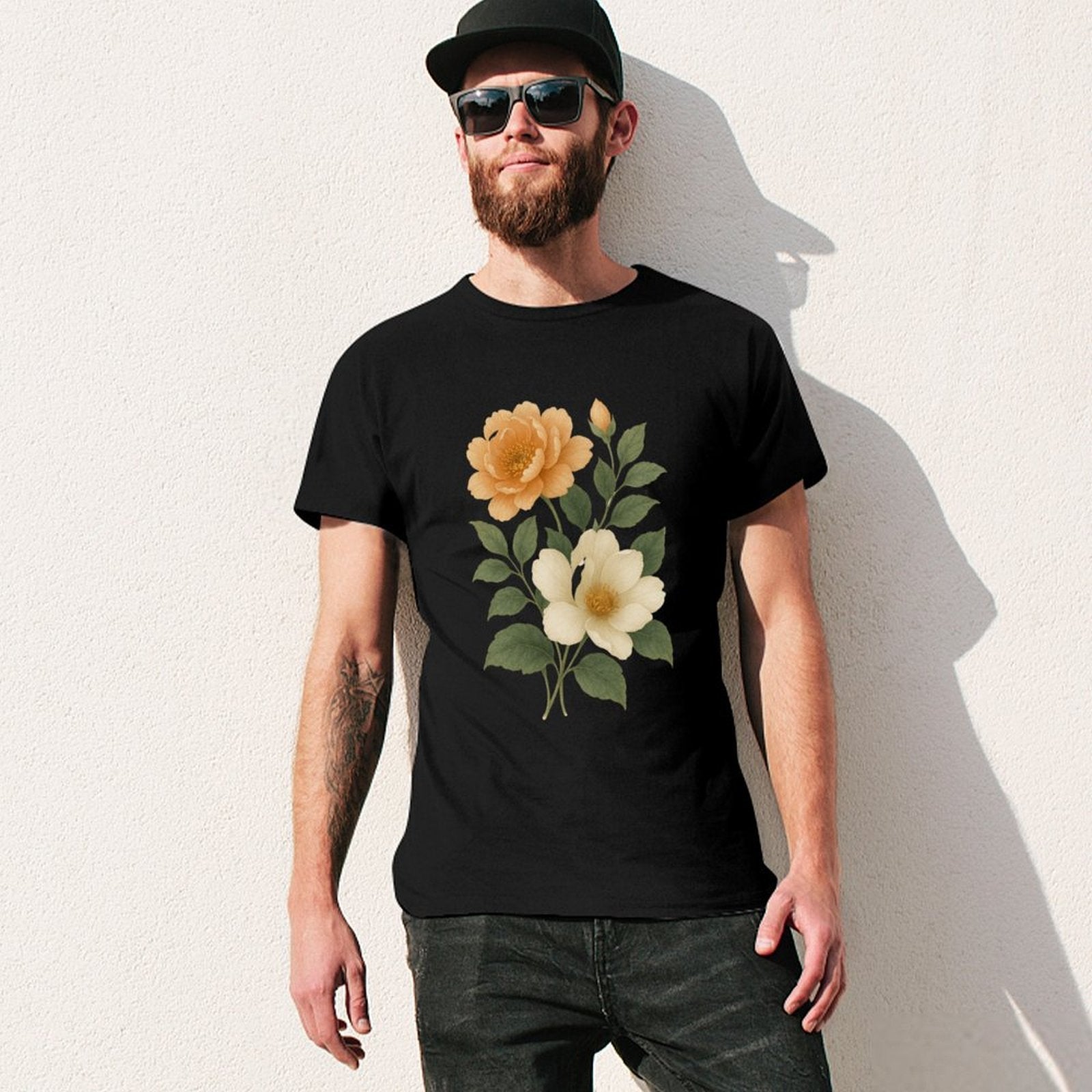 ,Men's Cotton Short - sleeved T-shirt, Breathable Loose - fitting Casual Summer Top, Suitable for Outdoor Activities and Daily Comfortable Wear,Men's T-shirt100%cottonz9ogju8njoye - TrendyLookz