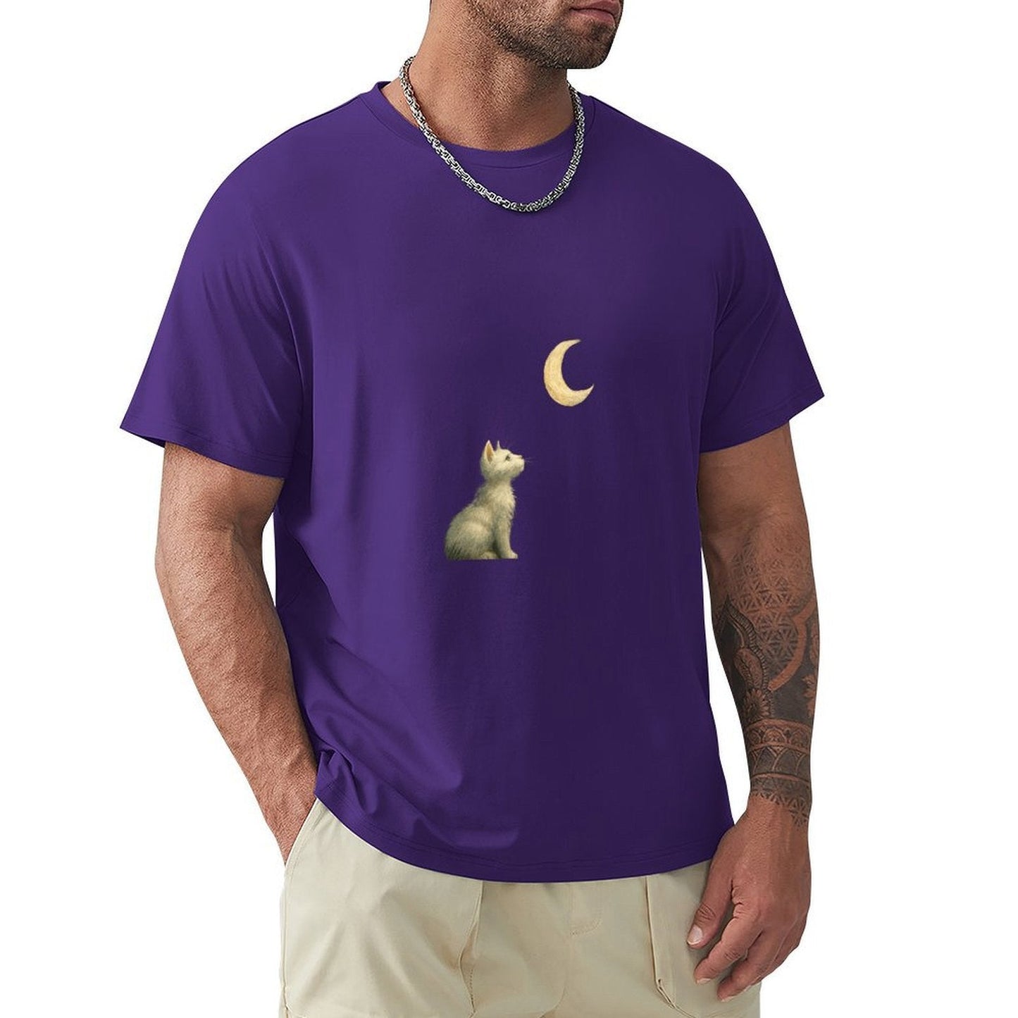 ,Men's Cotton Short - sleeved T-shirt, Breathable Loose - fitting Casual Summer Top, Suitable for Outdoor Activities and Daily Comfortable Wear,Men's T-shirt100%cottonz9ogjukfqfgm - TrendyLookz