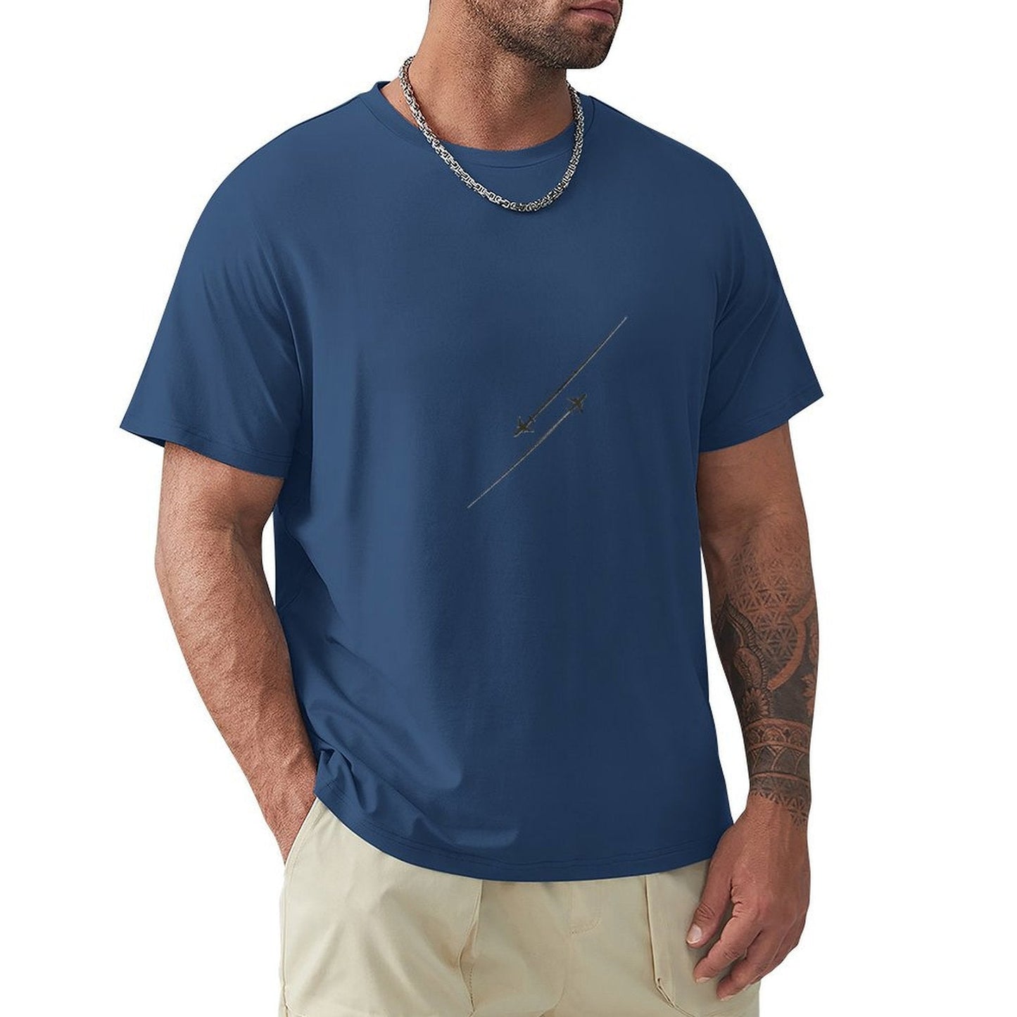 ,Men's Cotton Short - sleeved T-shirt, Breathable Loose - fitting Casual Summer Top, Suitable for Outdoor Activities and Daily Comfortable Wear,Men's T-shirt100%cottonz9ogp6n9u156 - TrendyLookz
