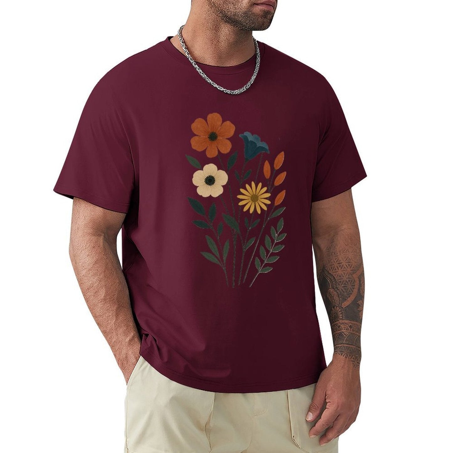 ,Men's Cotton Short - sleeved T-shirt, Breathable Loose - fitting Casual Summer Top, Suitable for Outdoor Activities and Daily Comfortable Wear,Men's T-shirt100%cottonz9ogxex4xuxg - TrendyLookz