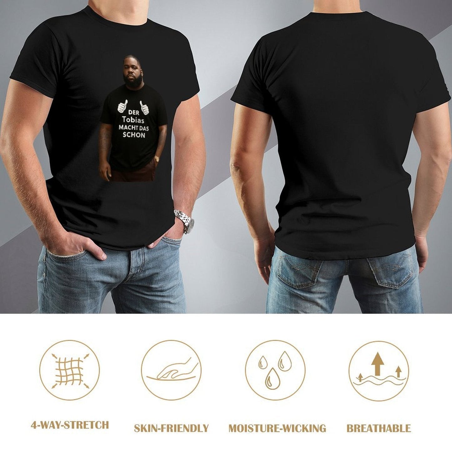 ,Men's Cotton Short - sleeved T-shirt, Breathable Loose - fitting Casual Summer Top, Suitable for Outdoor Activities and Daily Comfortable Wear,Men's T-shirt100%cottonz9ogx8615edx - TrendyLookz