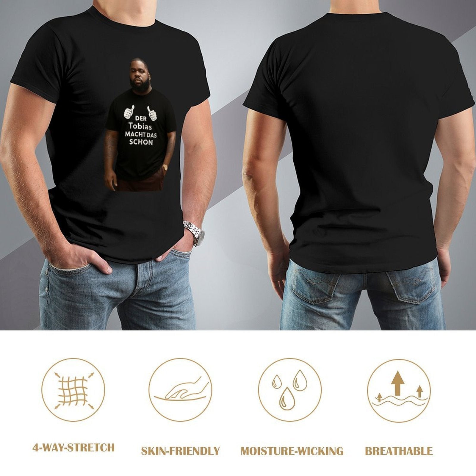 ,Men's Cotton Short - sleeved T-shirt, Breathable Loose - fitting Casual Summer Top, Suitable for Outdoor Activities and Daily Comfortable Wear,Men's T-shirt100%cottonz9ogx8615edx - TrendyLookz