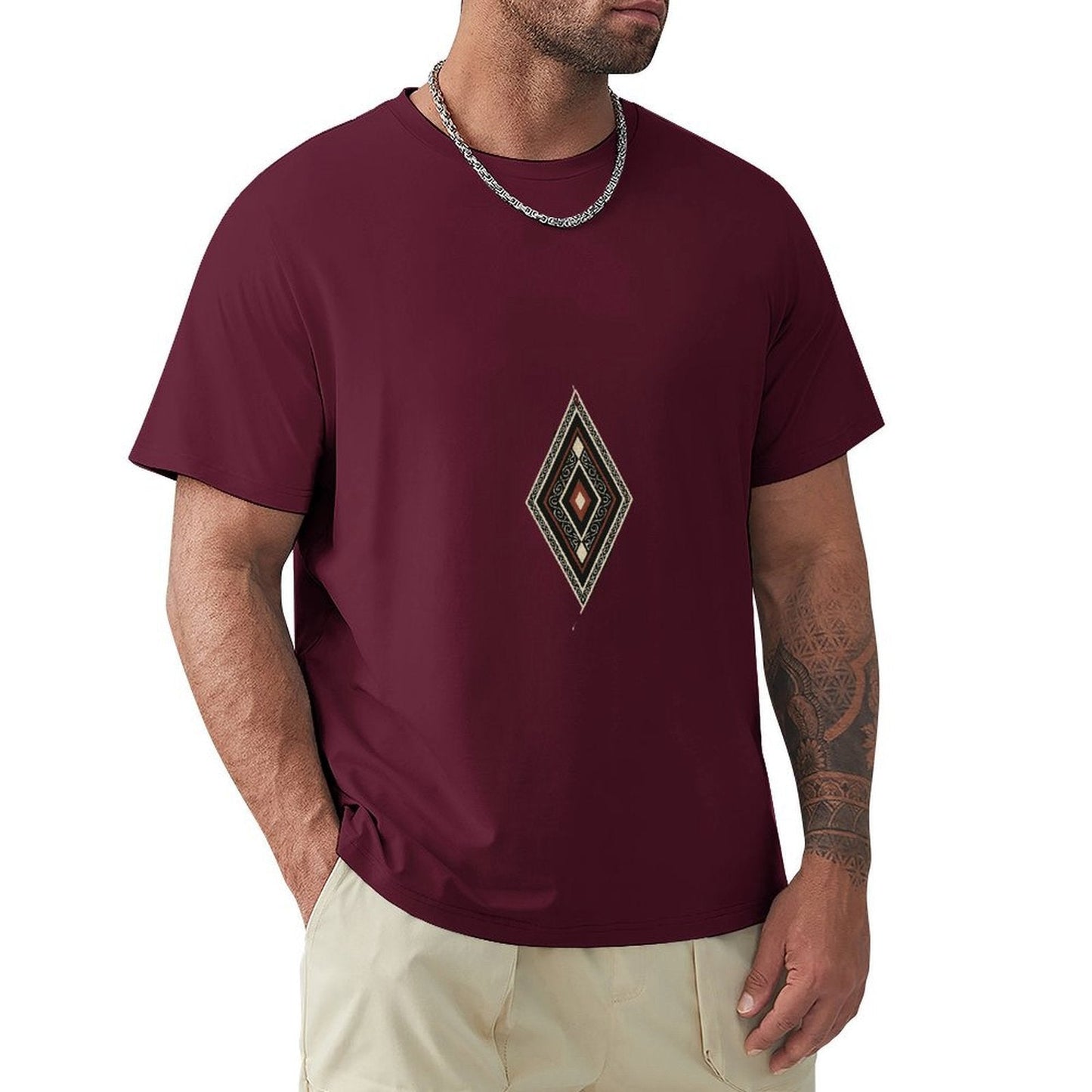 ,Men's Cotton Short - sleeved T-shirt, Breathable Loose - fitting Casual Summer Top, Suitable for Outdoor Activities and Daily Comfortable Wear,Men's T-shirt100%cottonz9og5lor0ql6 - TrendyLookz