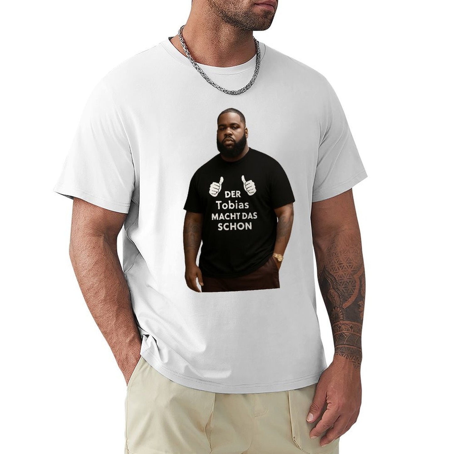 ,Men's Cotton Short - sleeved T-shirt, Breathable Loose - fitting Casual Summer Top, Suitable for Outdoor Activities and Daily Comfortable Wear,Men's T-shirt100%cottonz9ogx8615edx - TrendyLookz